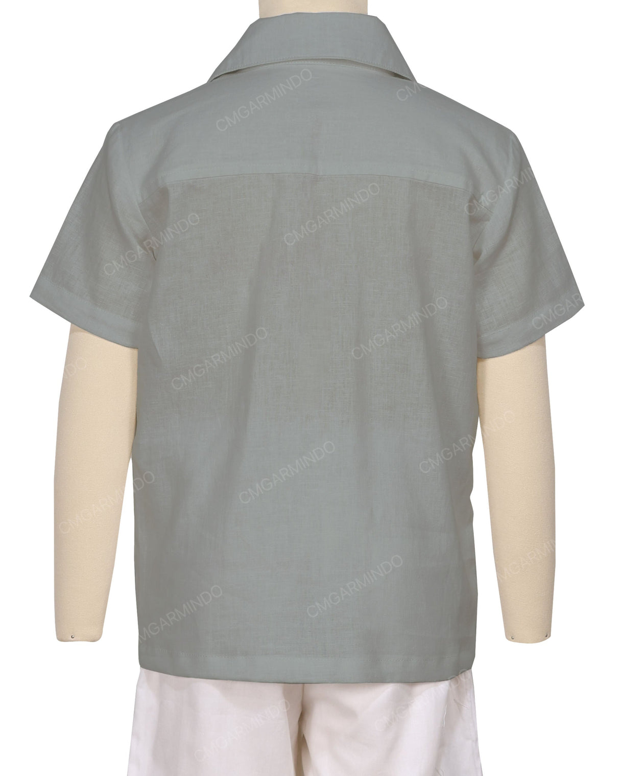 Regular Short Sleeve Button Up Shirt