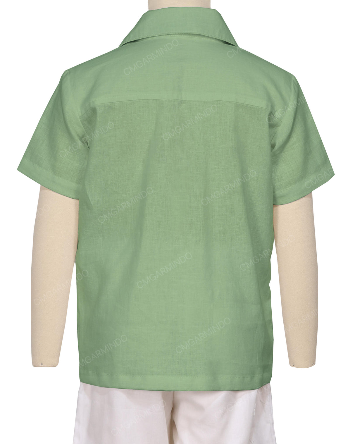 Regular Short Sleeve Button Up Shirt