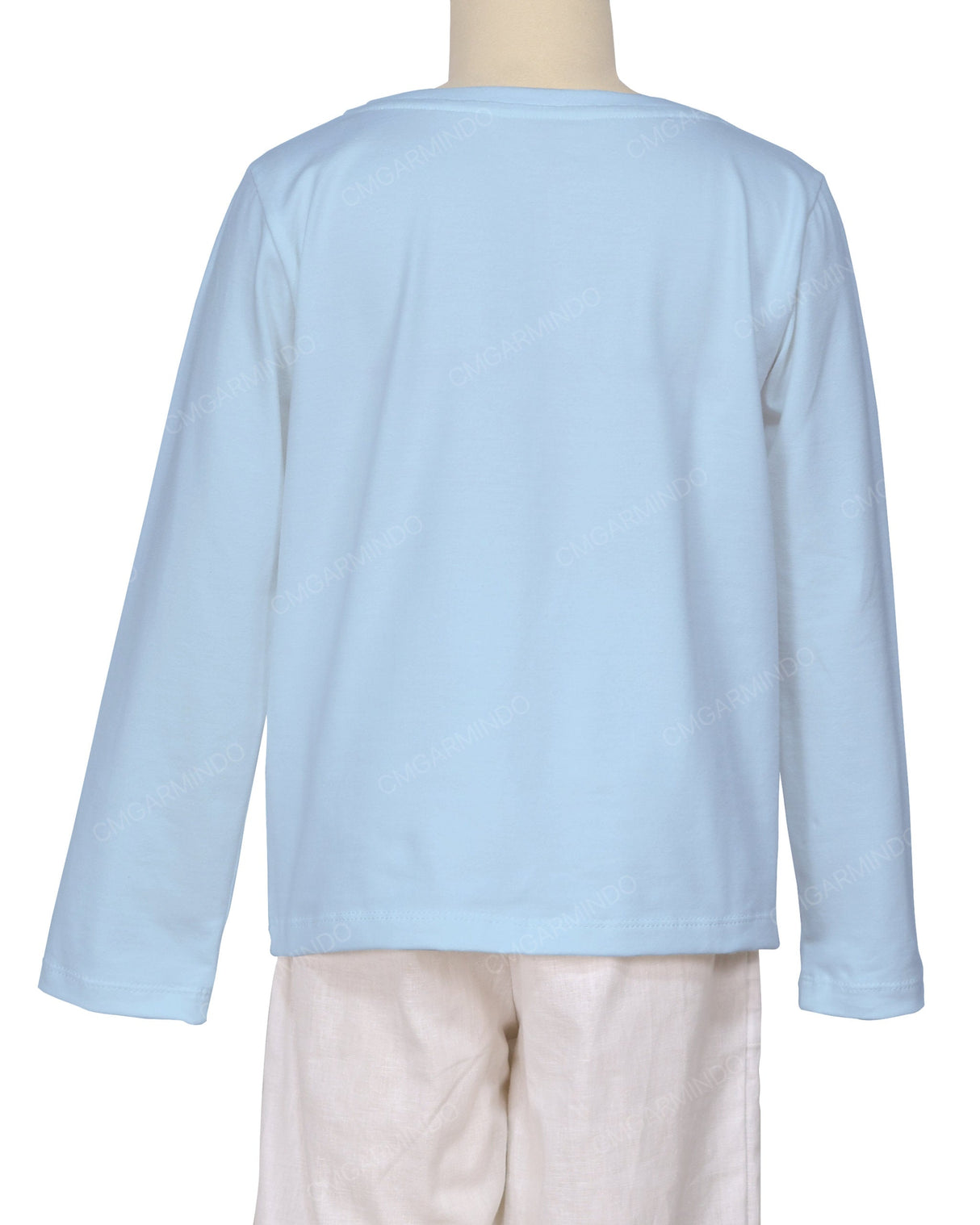 Relaxed Long Sleeve Boat Neck T-shirt
