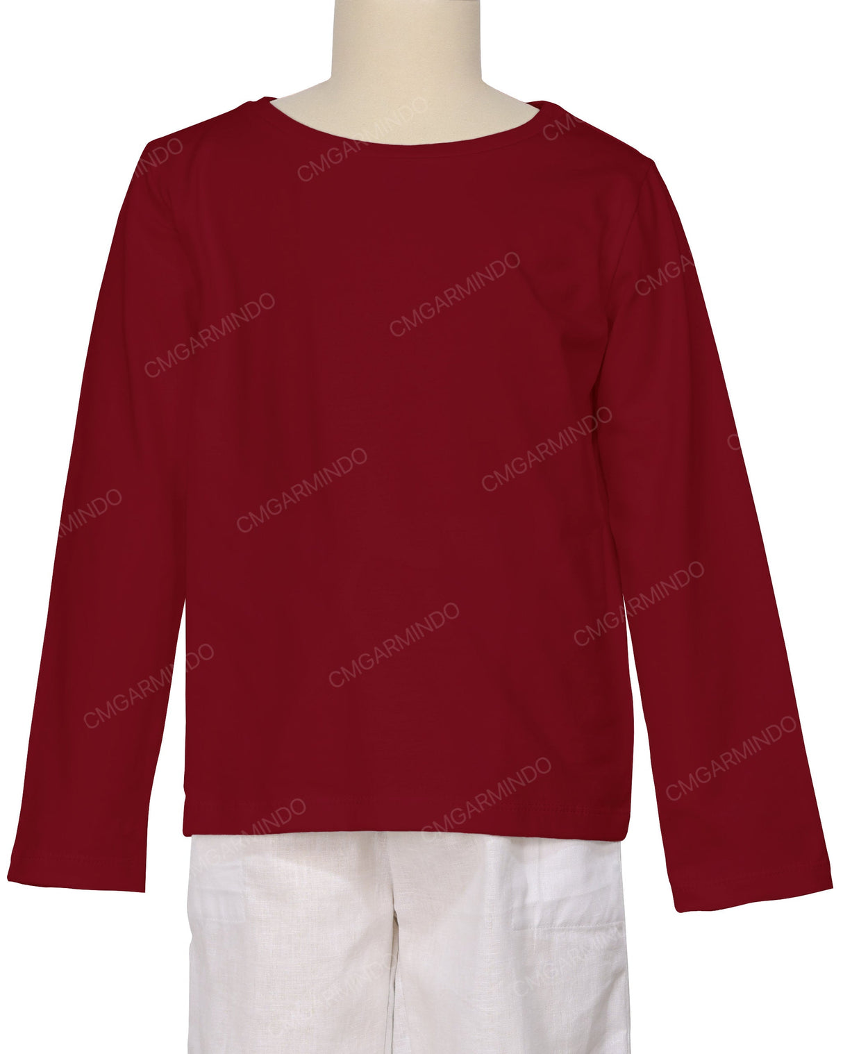 Relaxed Long Sleeve Boat Neck T-shirt