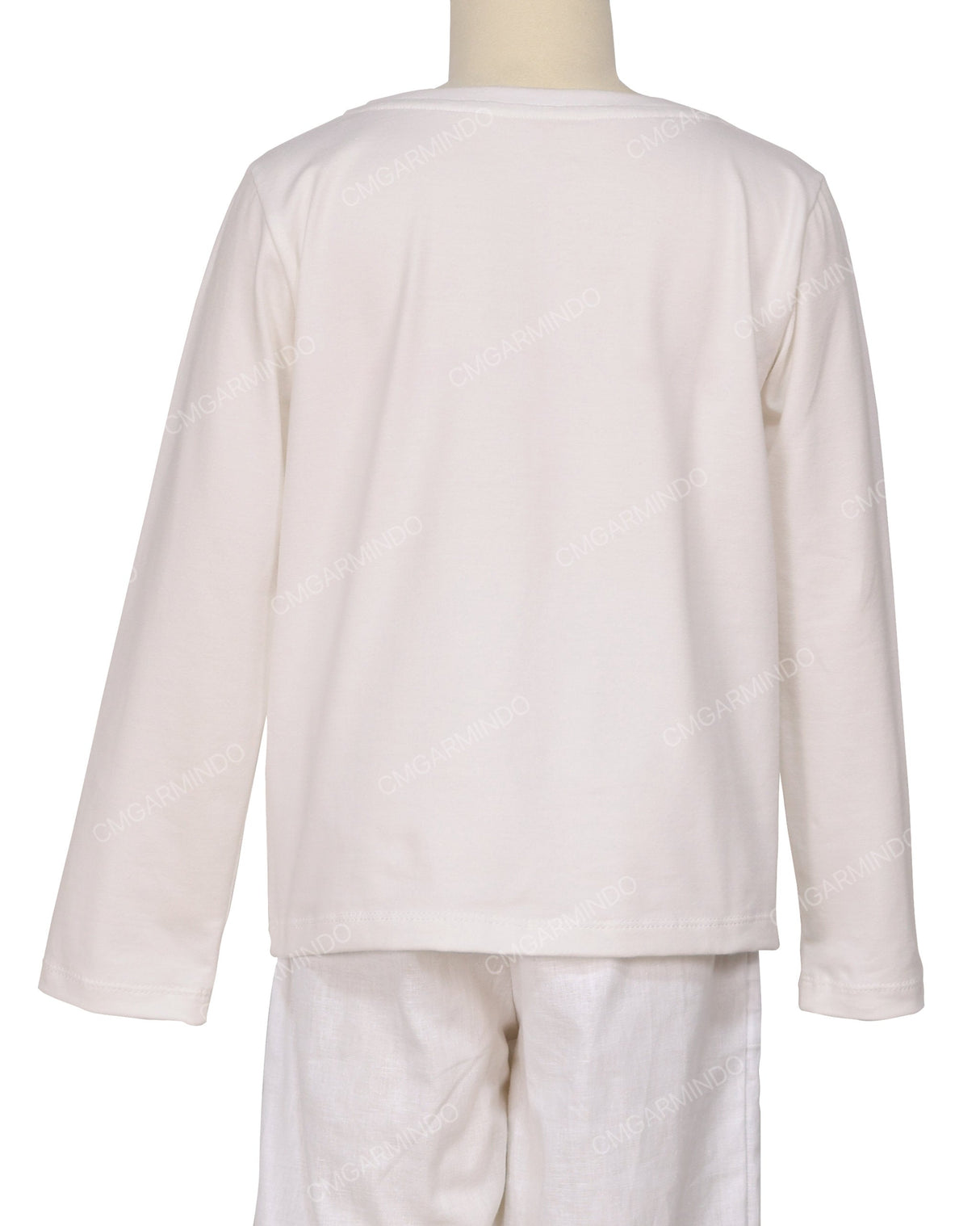 Relaxed Long Sleeve Boat Neck T-shirt