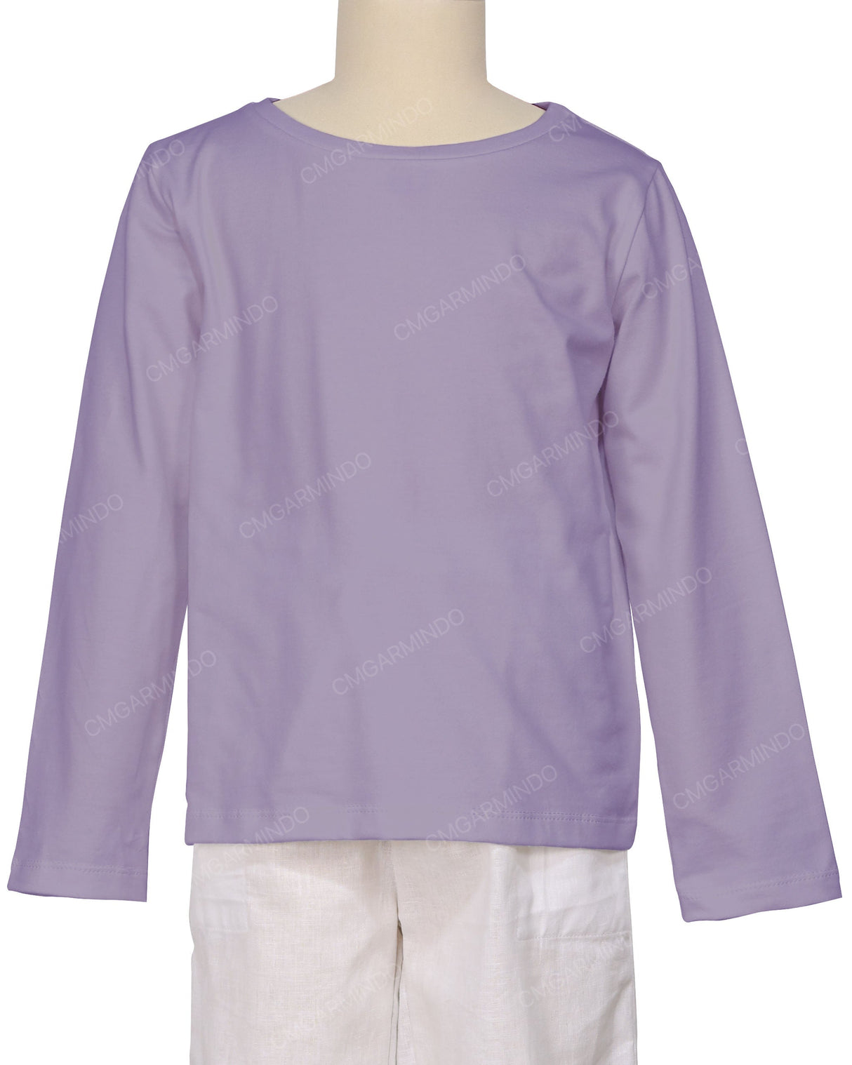 Relaxed Long Sleeve Boat Neck T-shirt