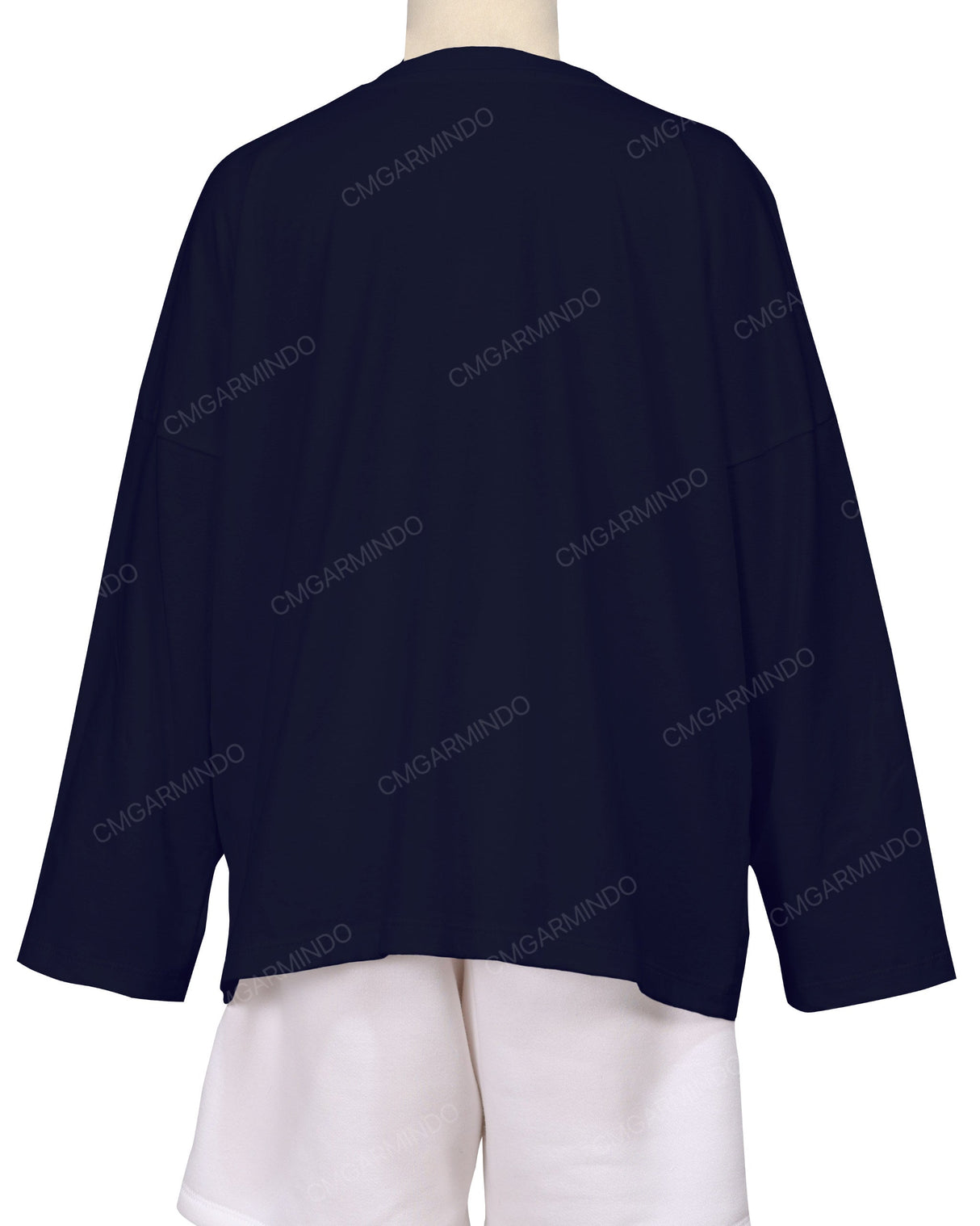 Oversized Drop Shoulder Long Sleeve T-Shirt