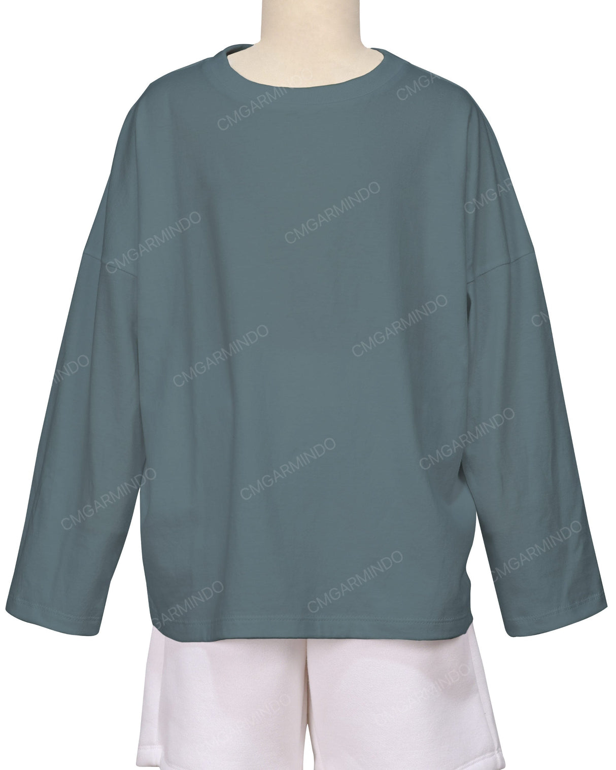 Oversized Drop Shoulder Long Sleeve T-Shirt