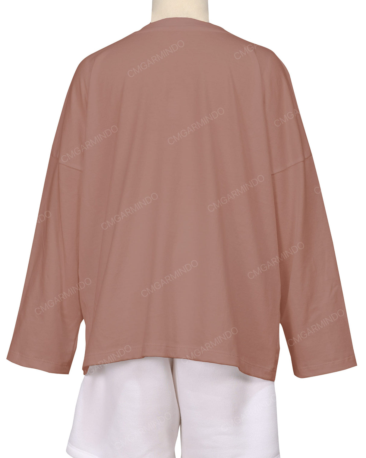 Oversized Drop Shoulder Long Sleeve T-Shirt