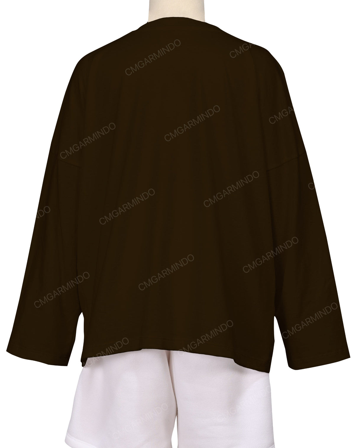 Oversized Drop Shoulder Long Sleeve T-Shirt