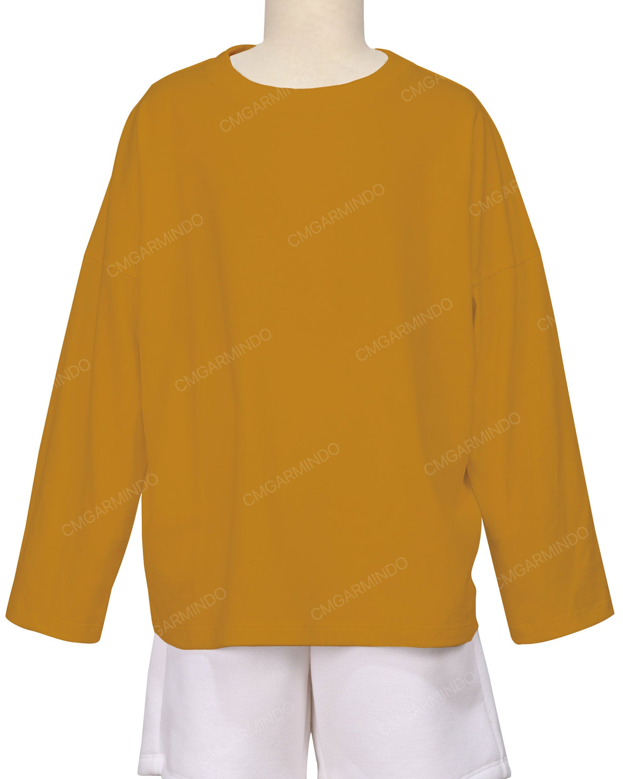 Oversized Drop Shoulder Long Sleeve T-Shirt