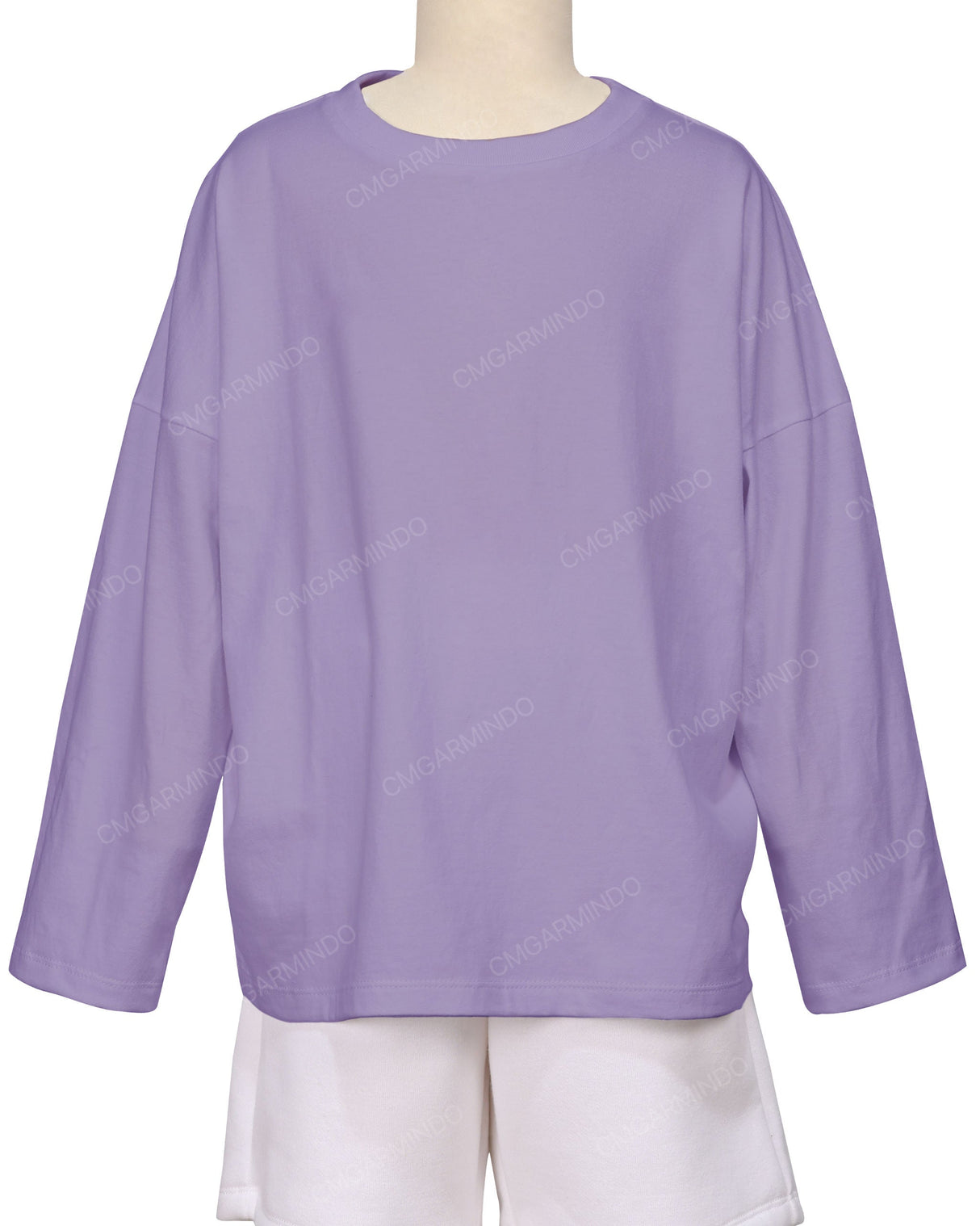 Oversized Drop Shoulder Long Sleeve T-Shirt