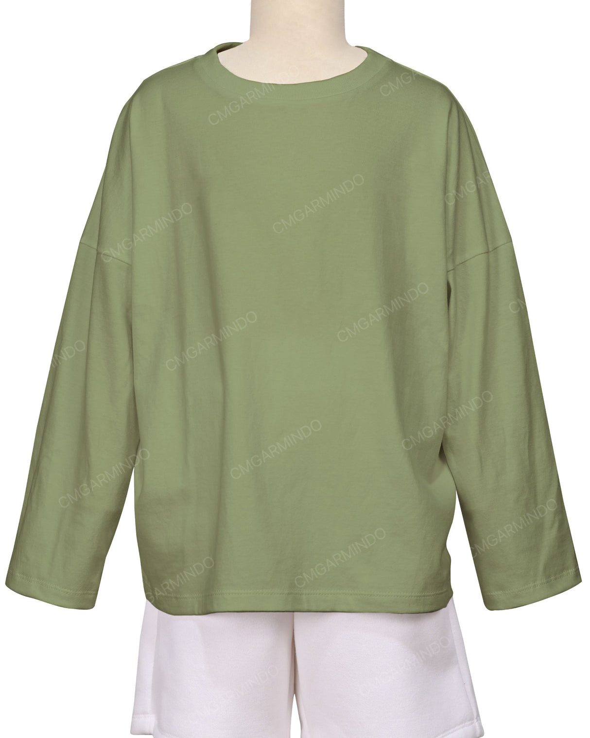 Oversized Drop Shoulder Long Sleeve T-Shirt