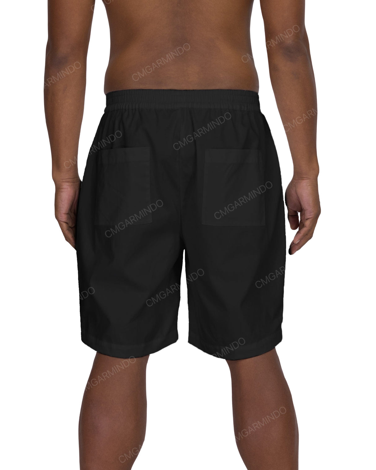 Relaxed Elastic Waist Shorts