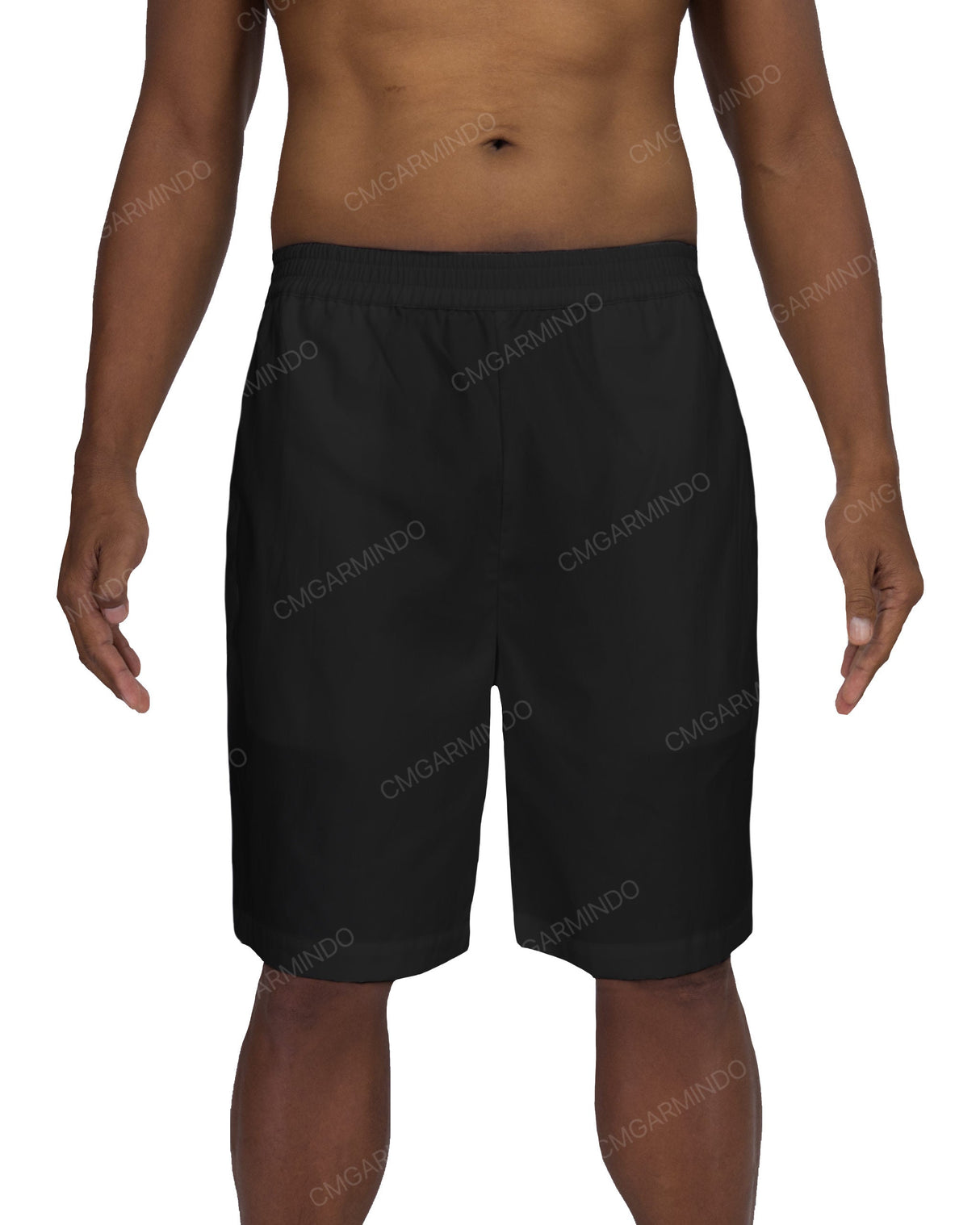Relaxed Elastic Waist Shorts