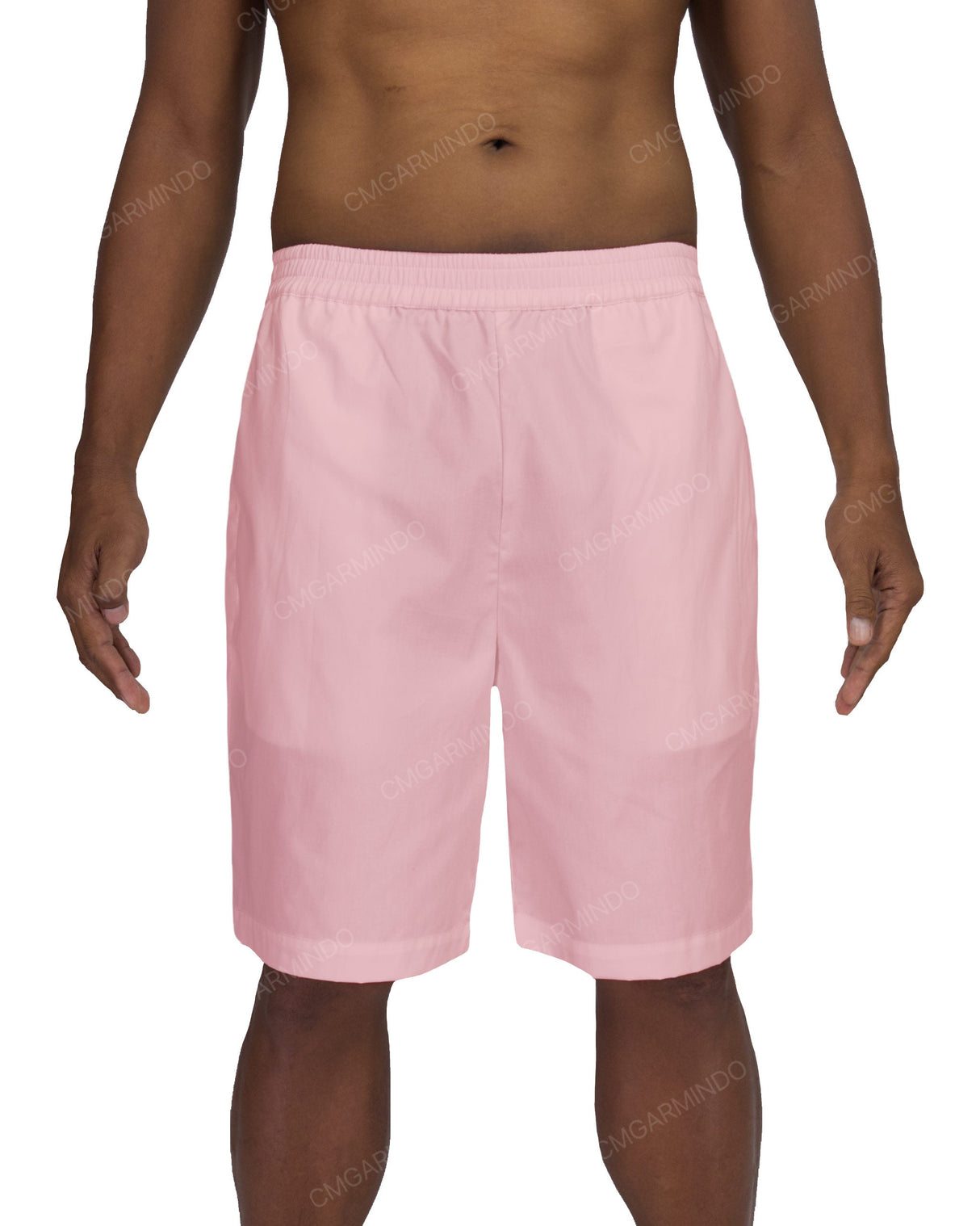 Relaxed Elastic Waist Shorts
