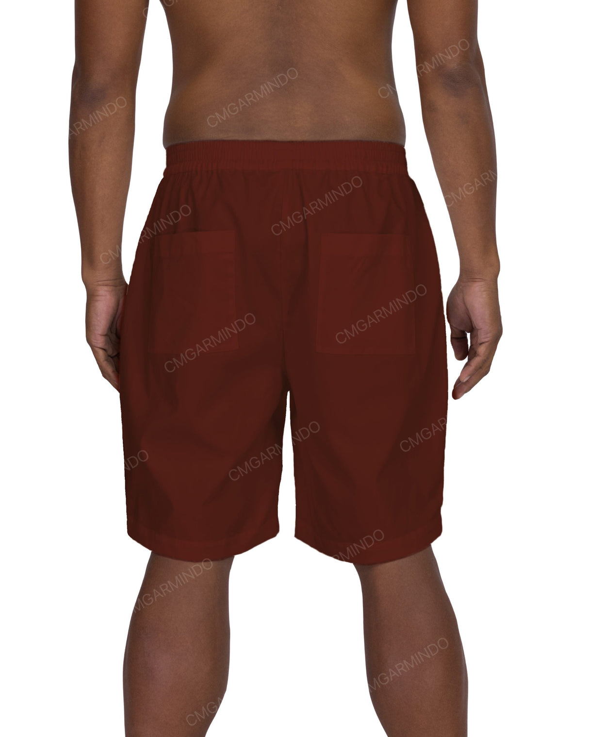 Relaxed Elastic Waist Shorts