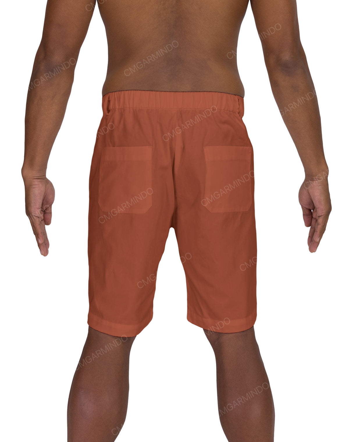 Slim Elastic Back Shorts