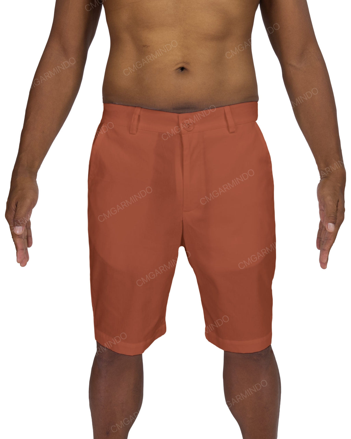 Slim Elastic Back Shorts
