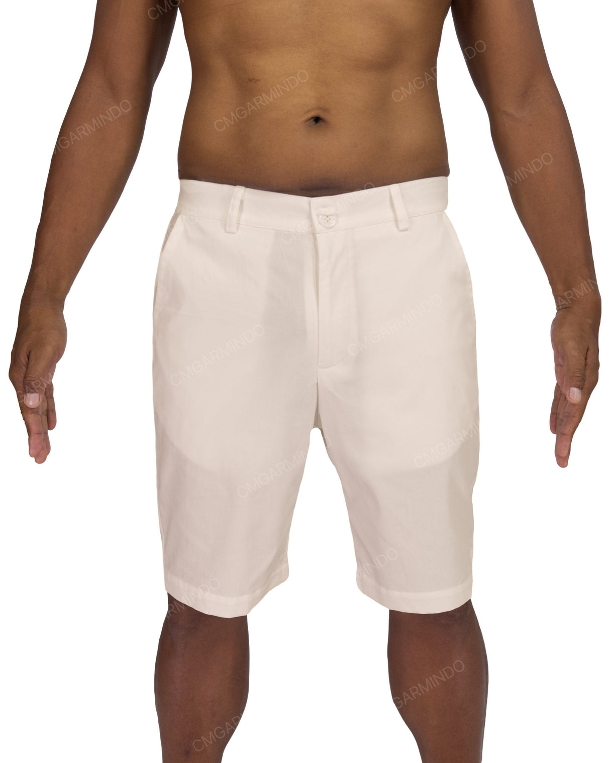 Slim Elastic Back Shorts