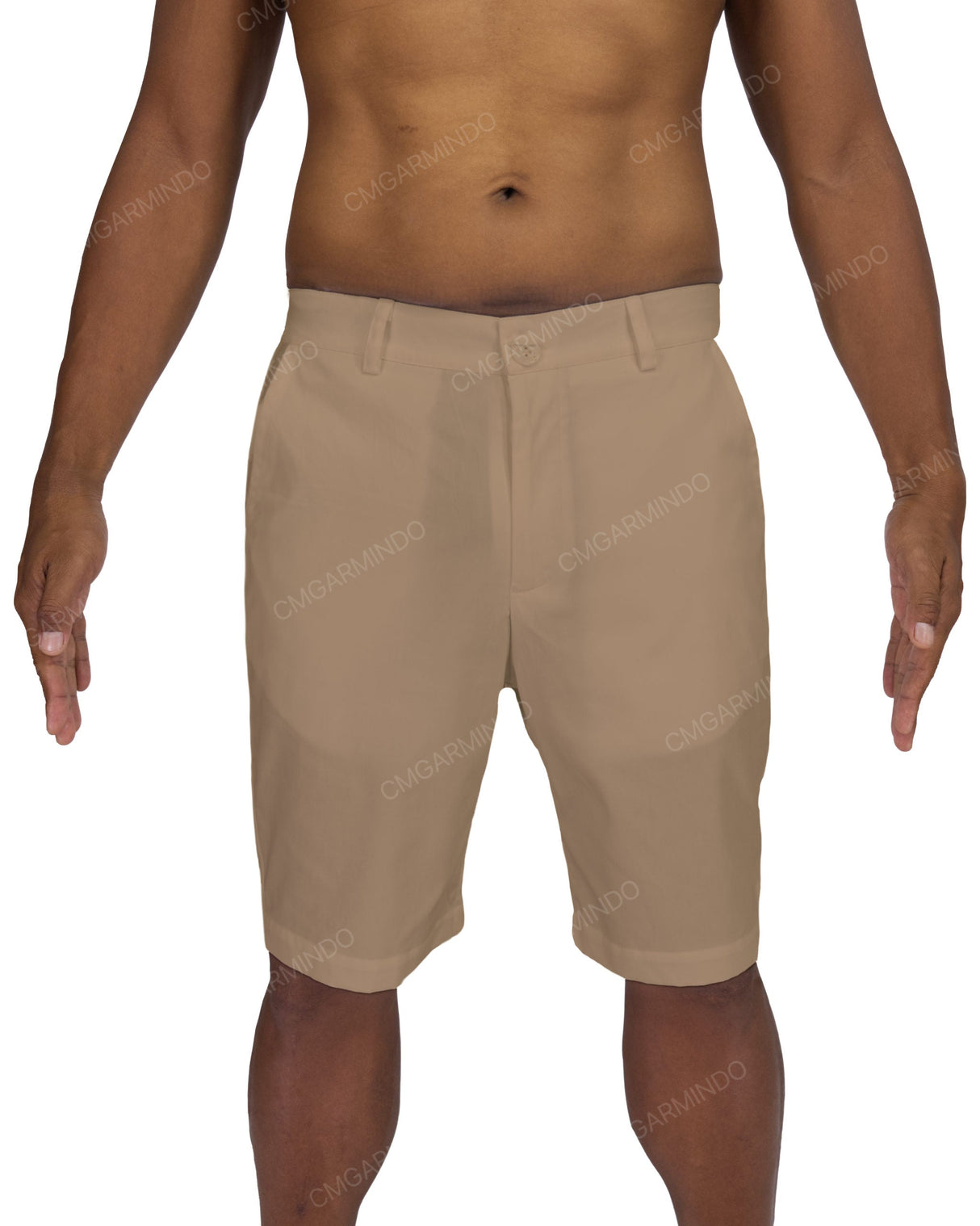 Slim Elastic Back Shorts