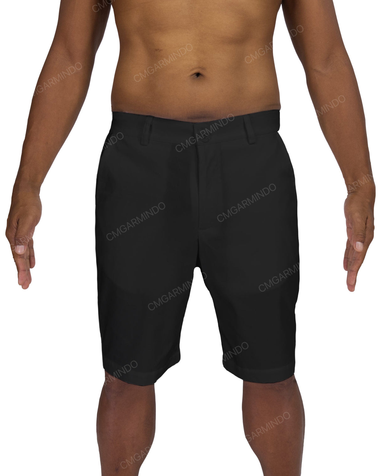Slim Elastic Back Shorts