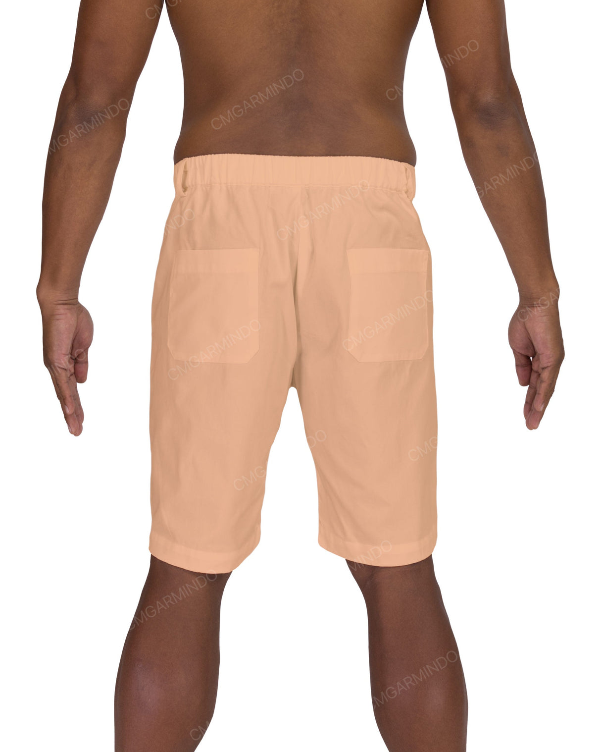 Slim Elastic Back Shorts