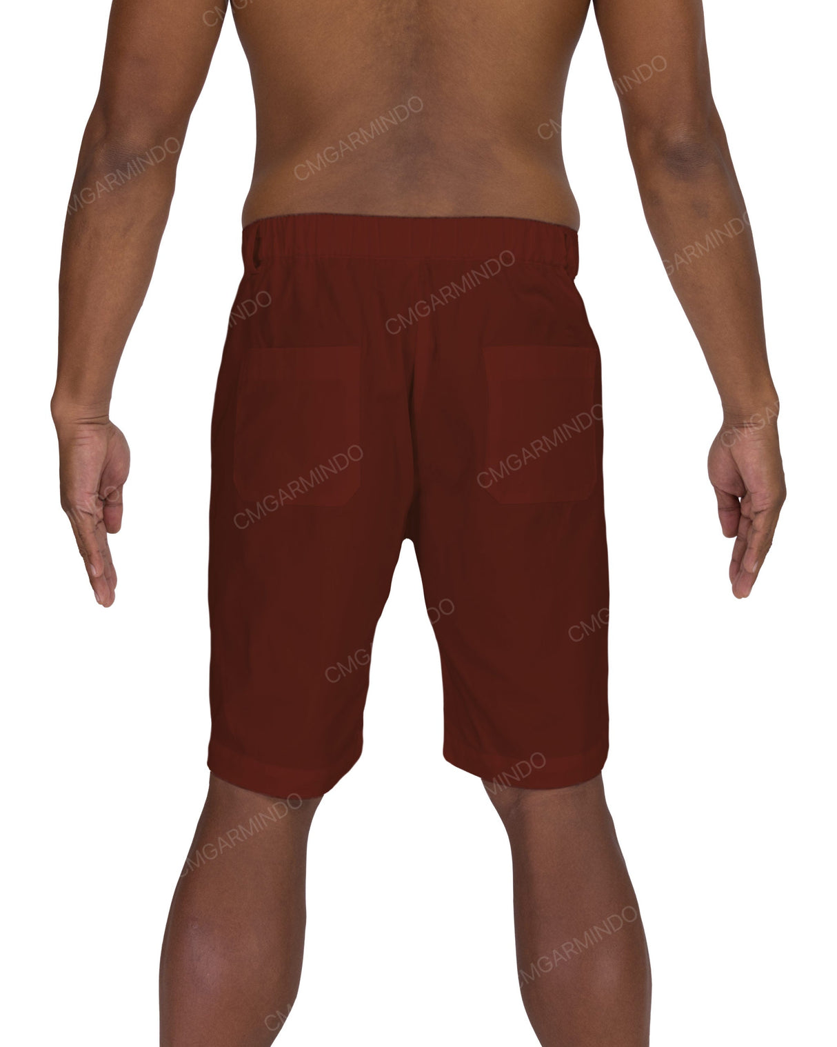 Slim Elastic Back Shorts