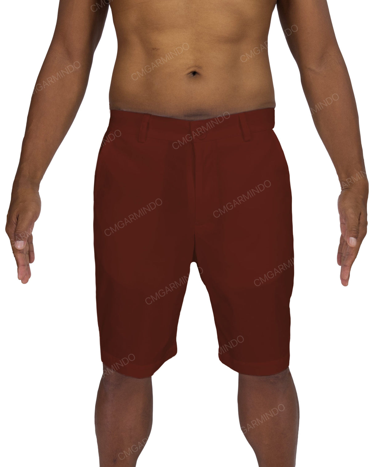 Slim Elastic Back Shorts