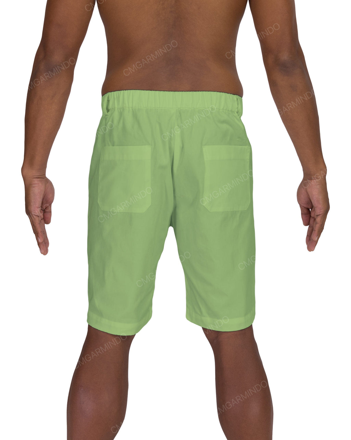 Slim Elastic Back Shorts