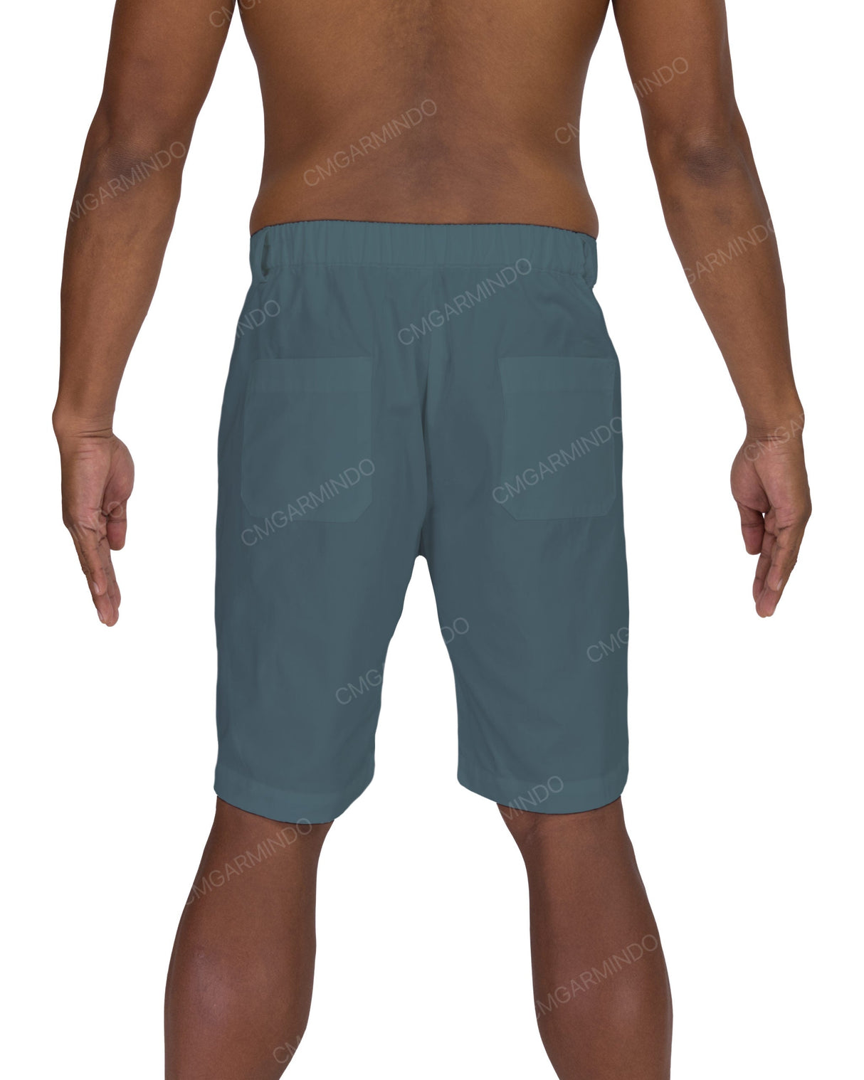 Slim Elastic Back Shorts
