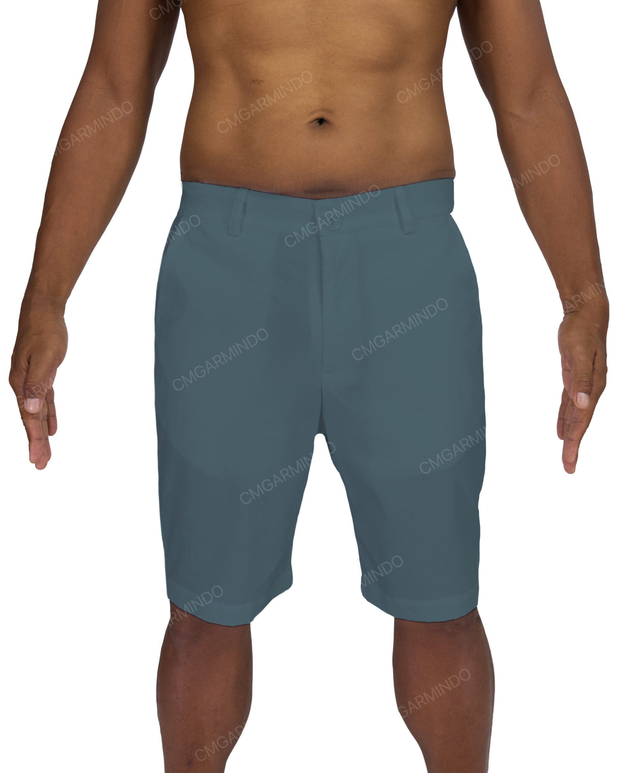 Slim Elastic Back Shorts