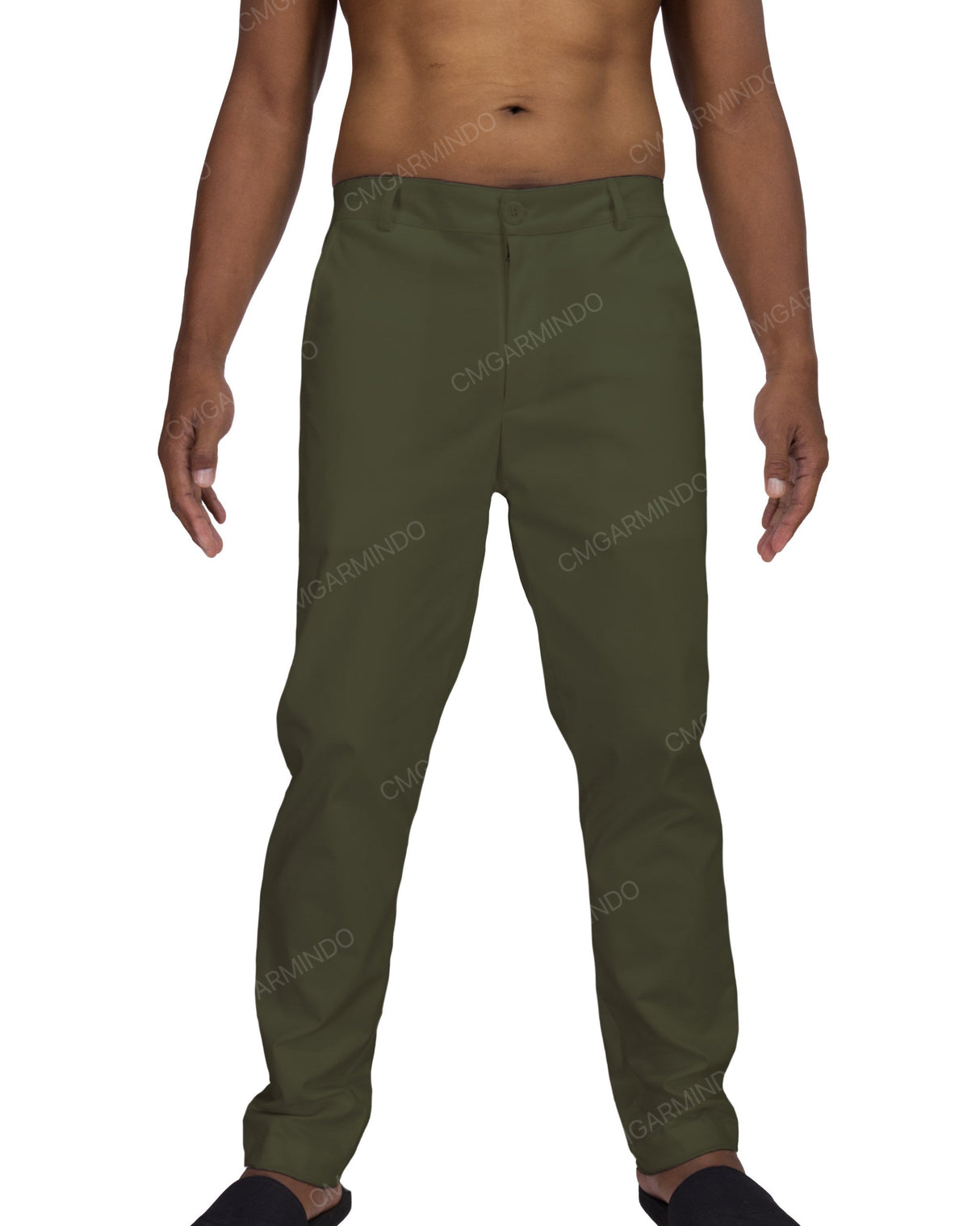 Slim Fixed Waist Pants