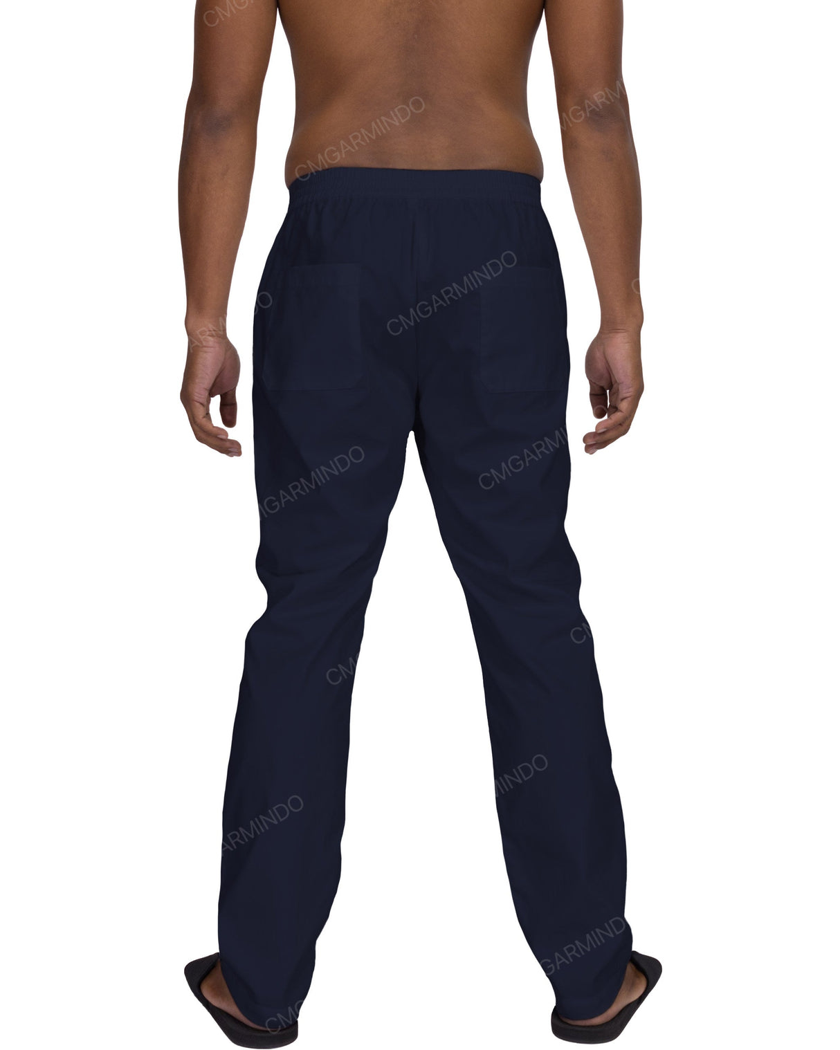 Slim Elastic Back Pants