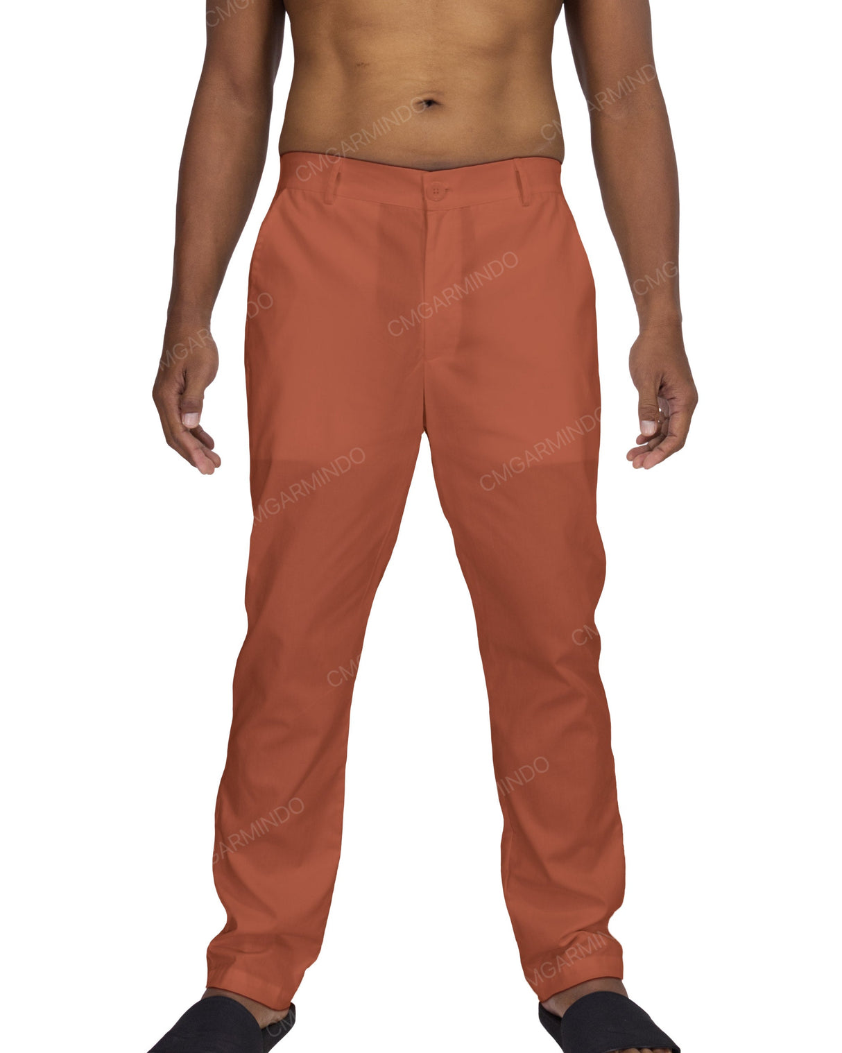 Slim Elastic Back Pants
