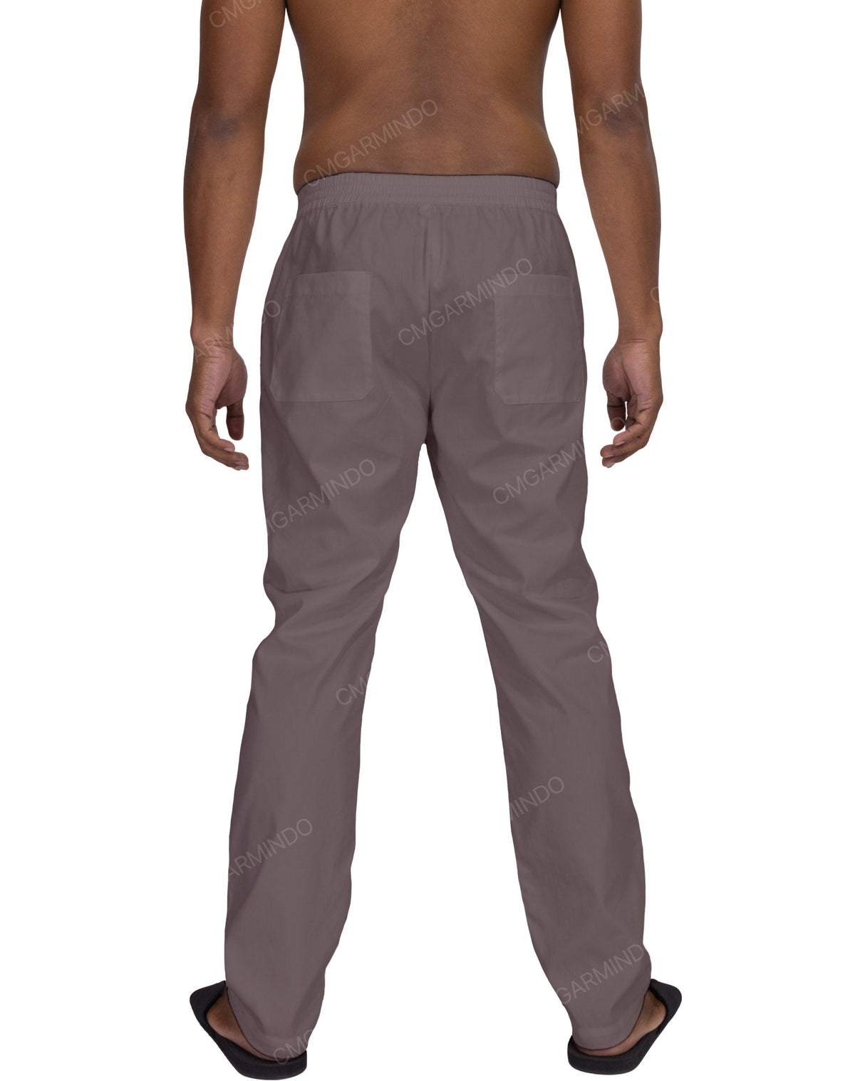 Slim Elastic Back Pants