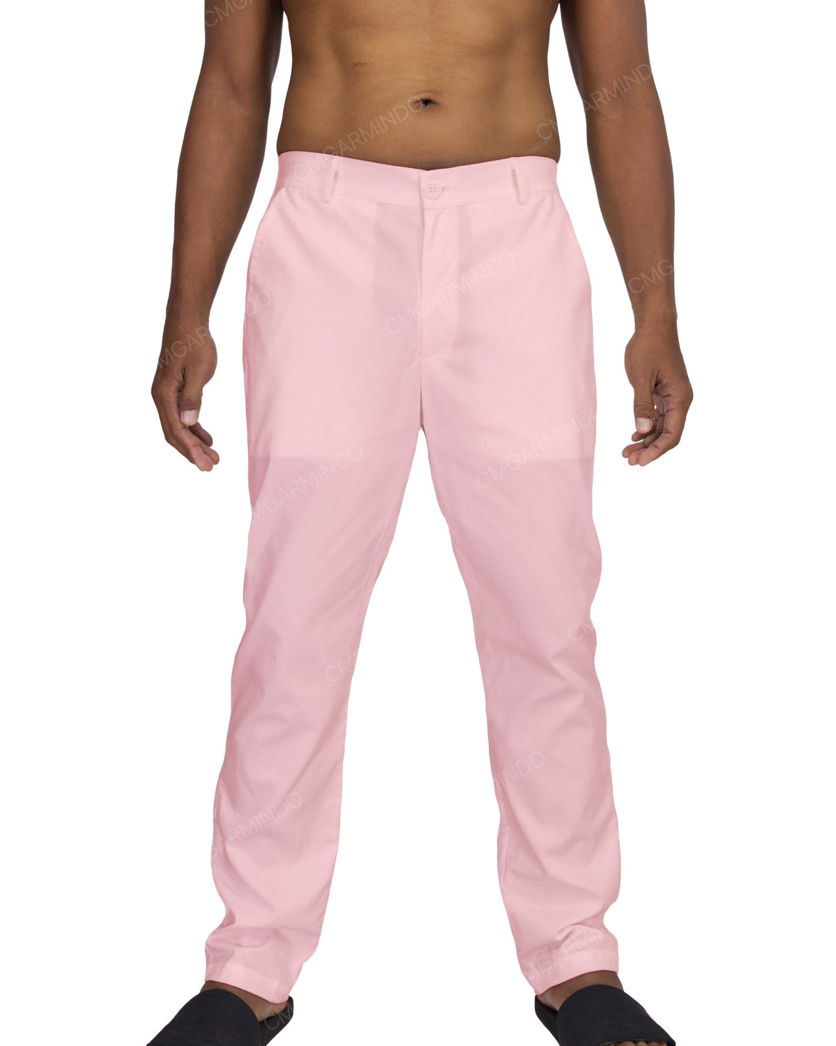 Slim Elastic Back Pants