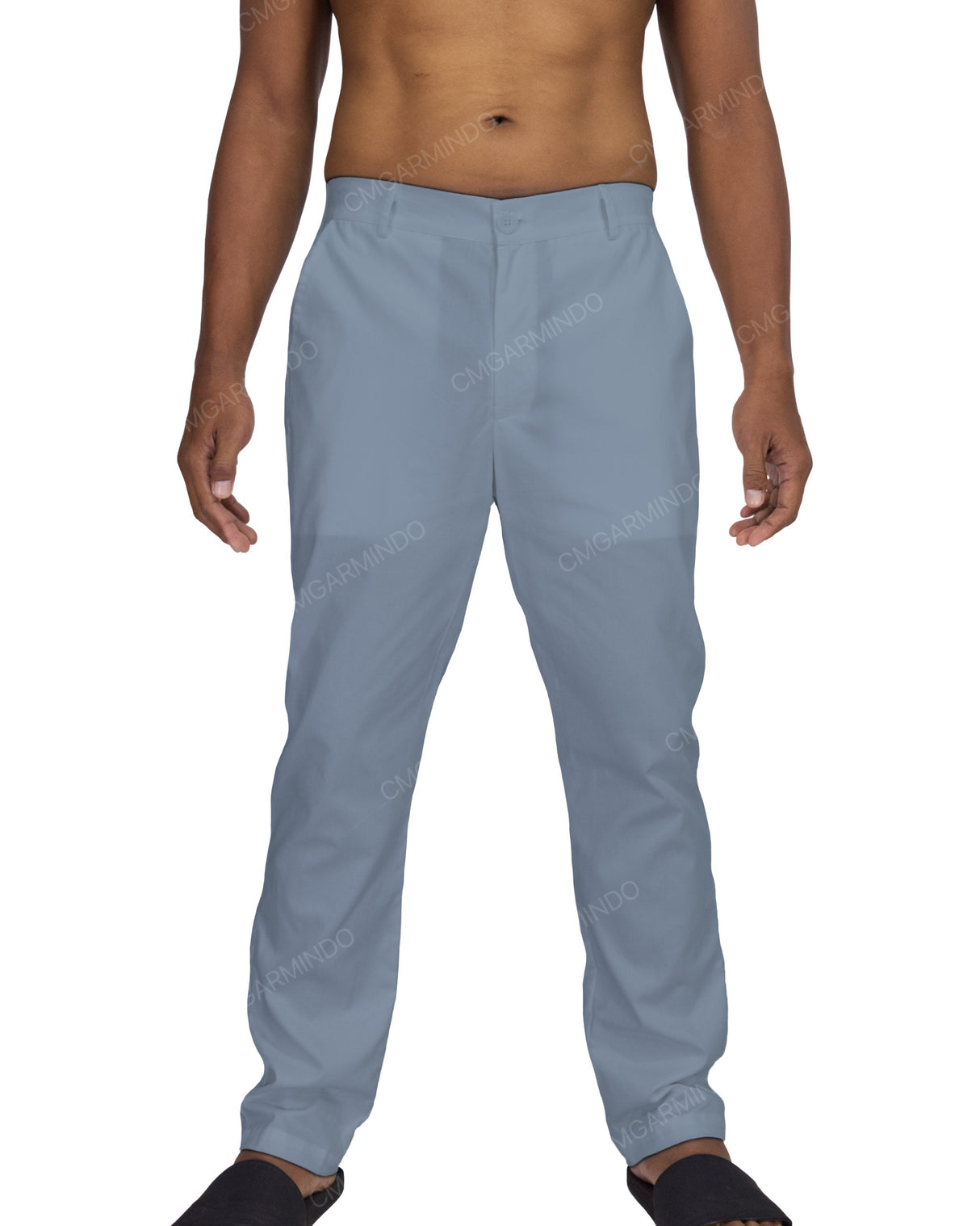 Slim Elastic Back Pants
