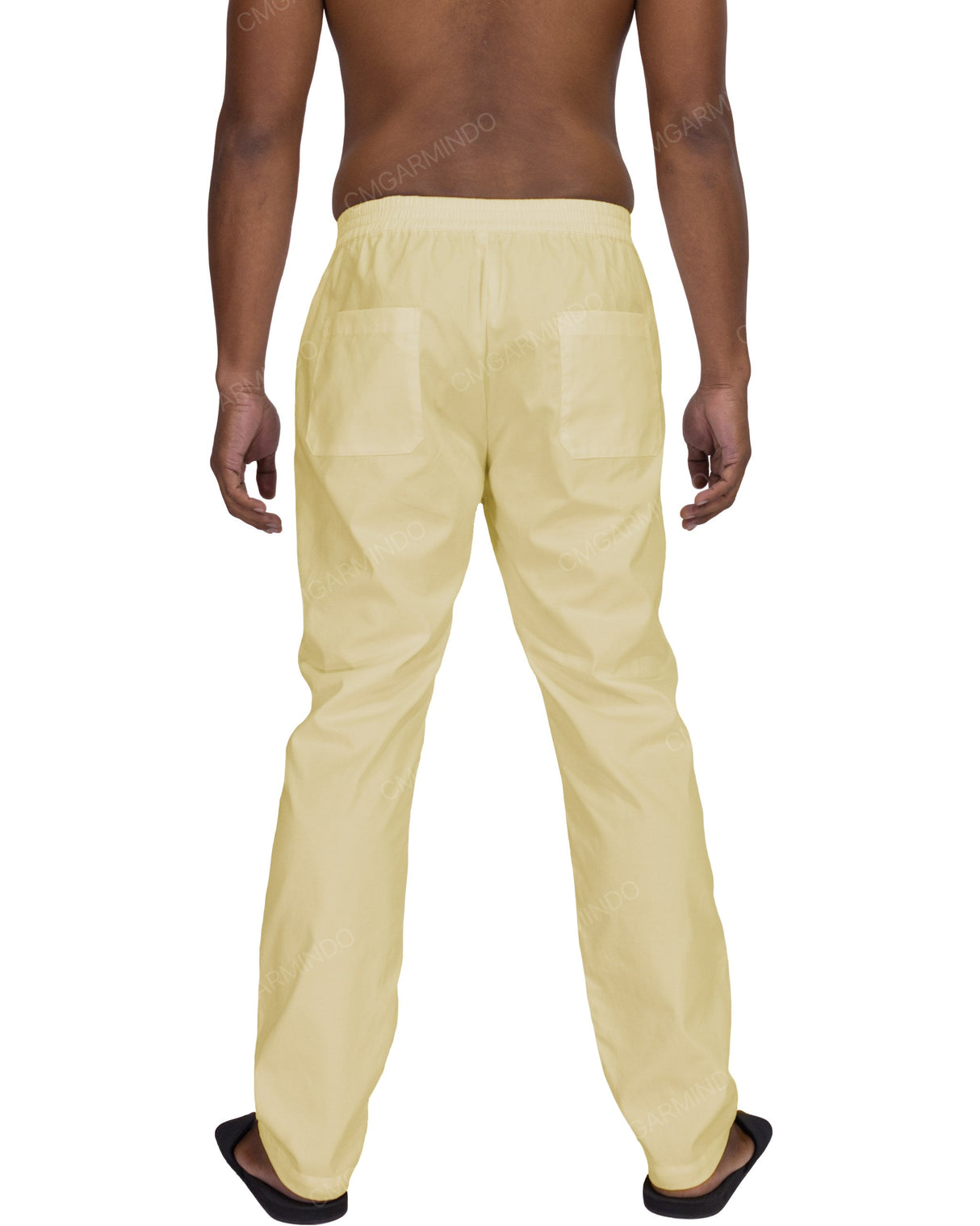 Slim Elastic Back Pants