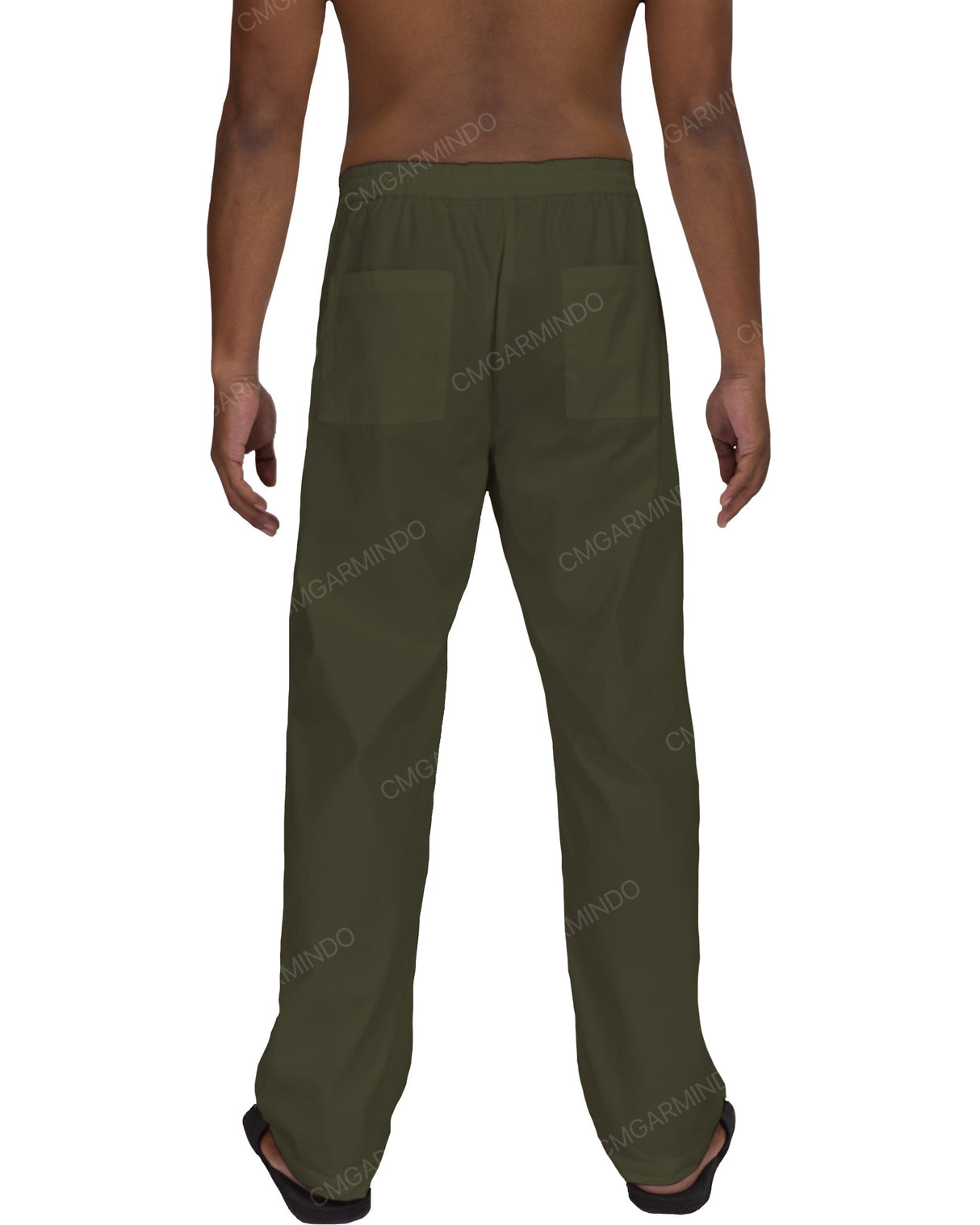 Relaxed Elastic Waist Pants