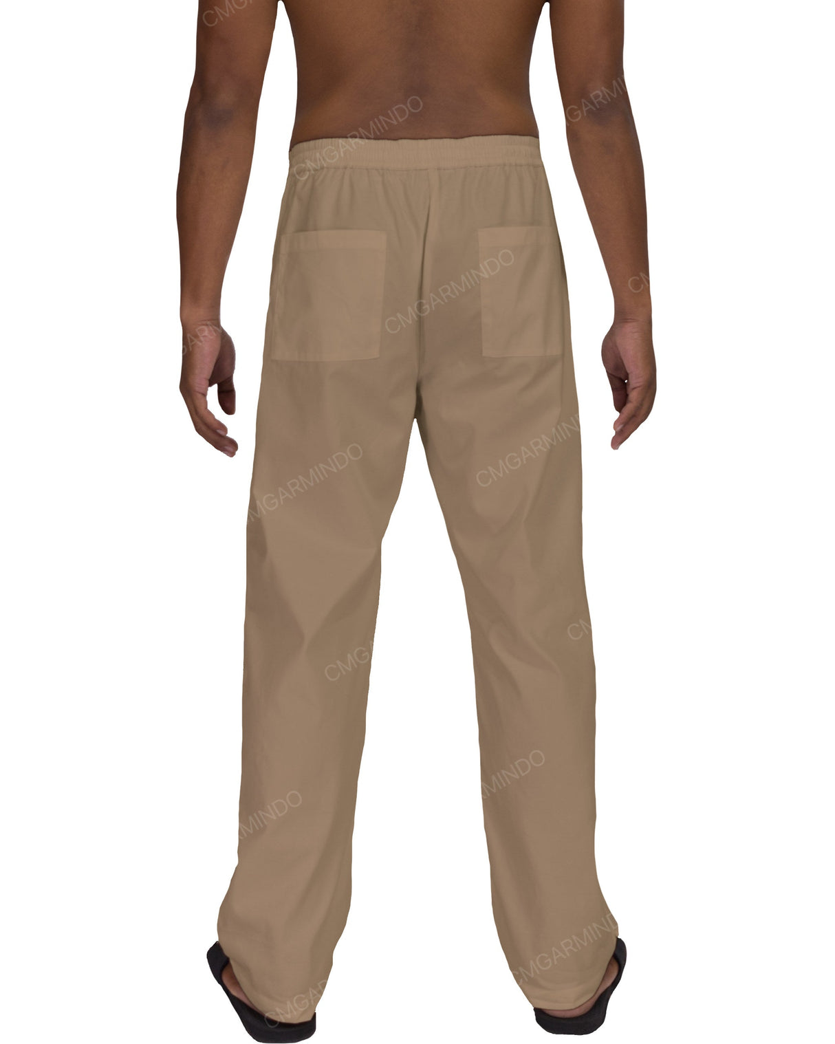 Relaxed Elastic Waist Pants