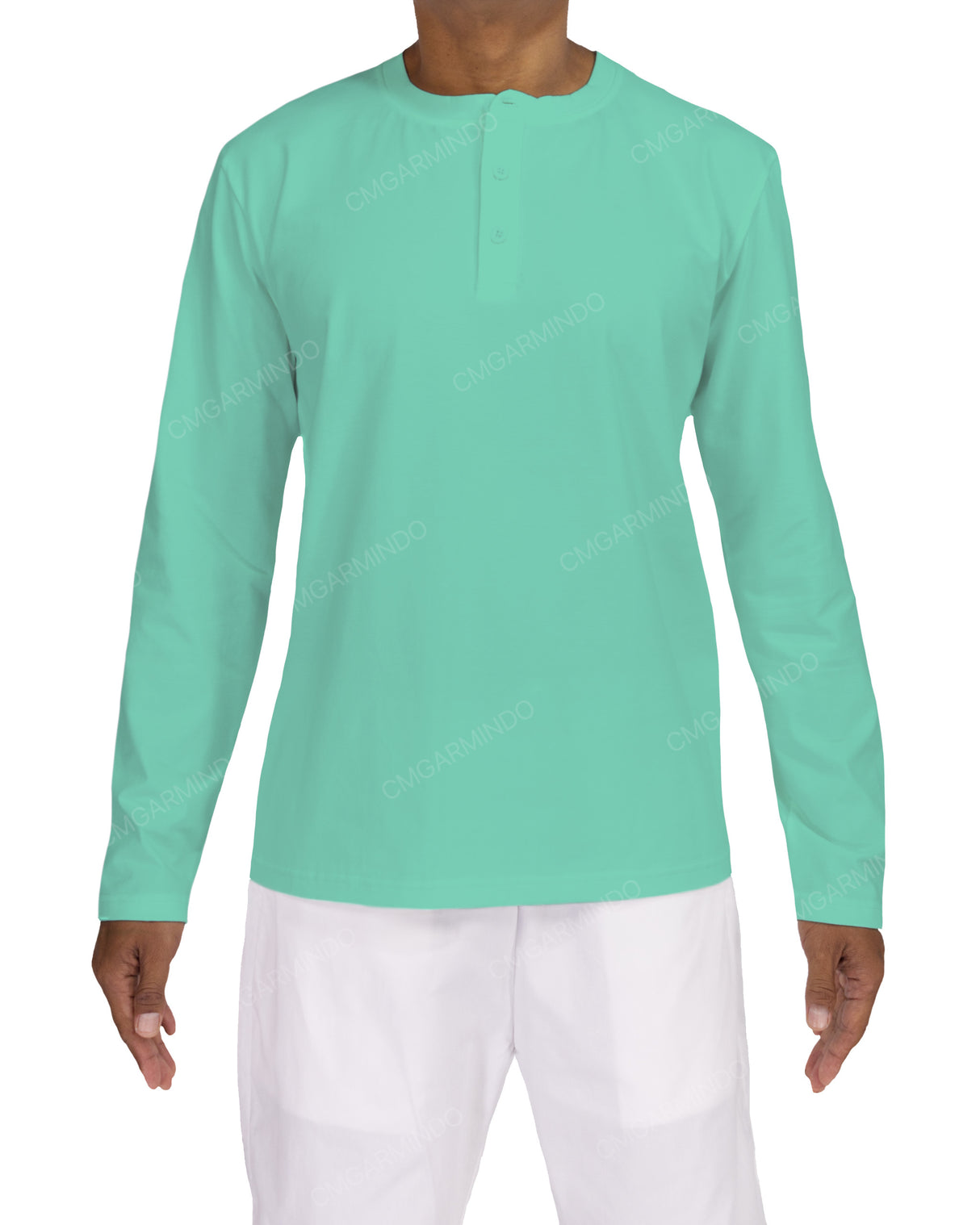 Long Sleeve Henley T-shirt