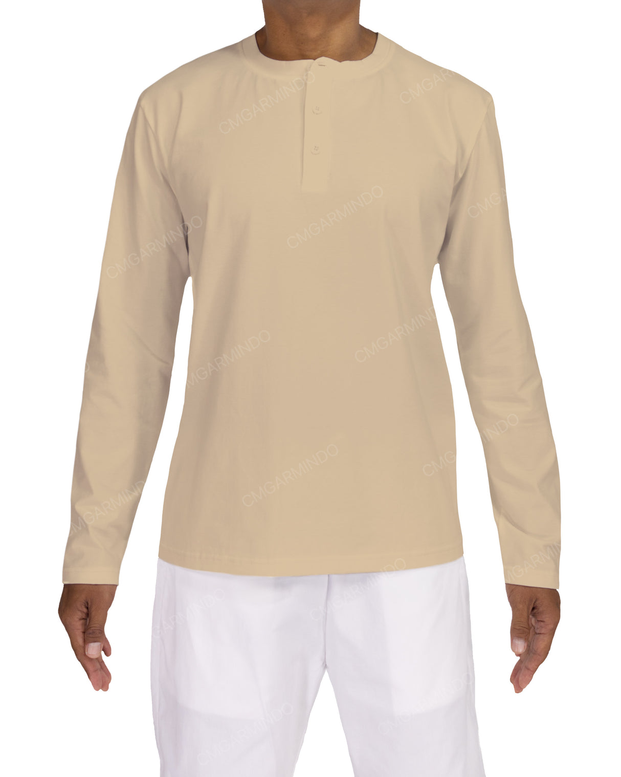 Long Sleeve Henley T-shirt