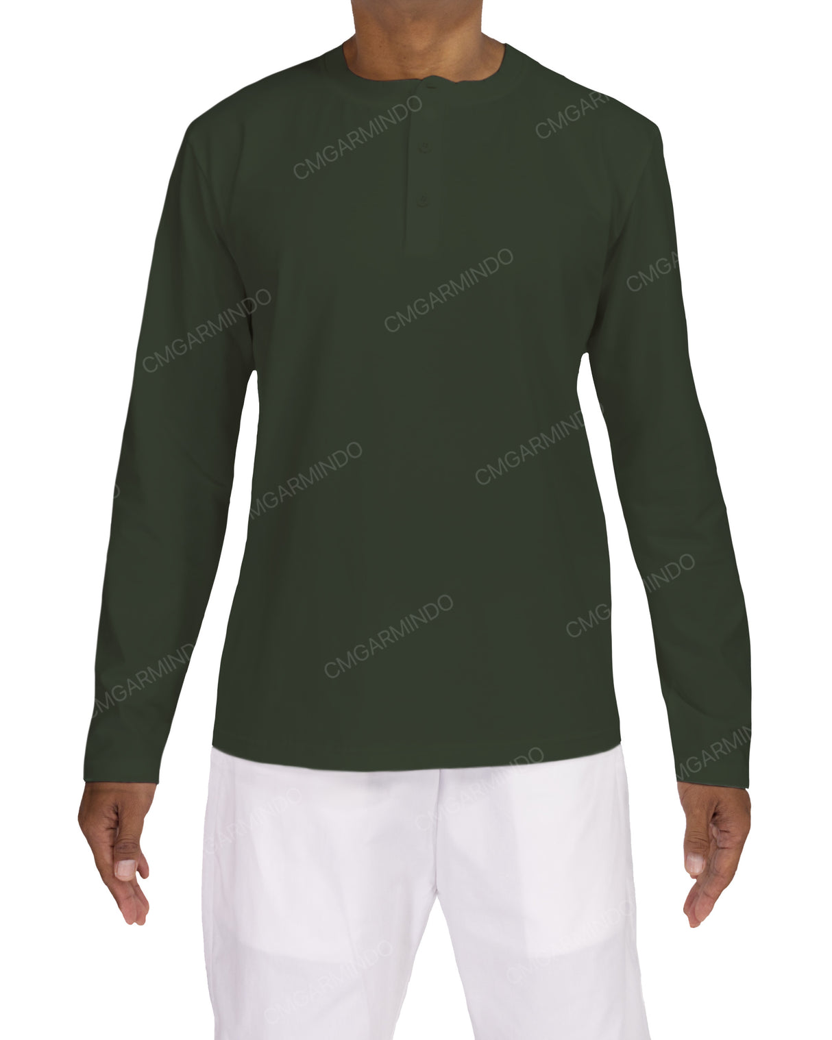 Long Sleeve Henley T-shirt