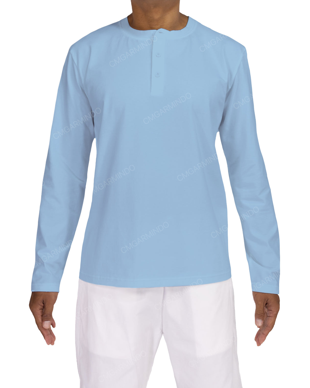 Long Sleeve Henley T-shirt