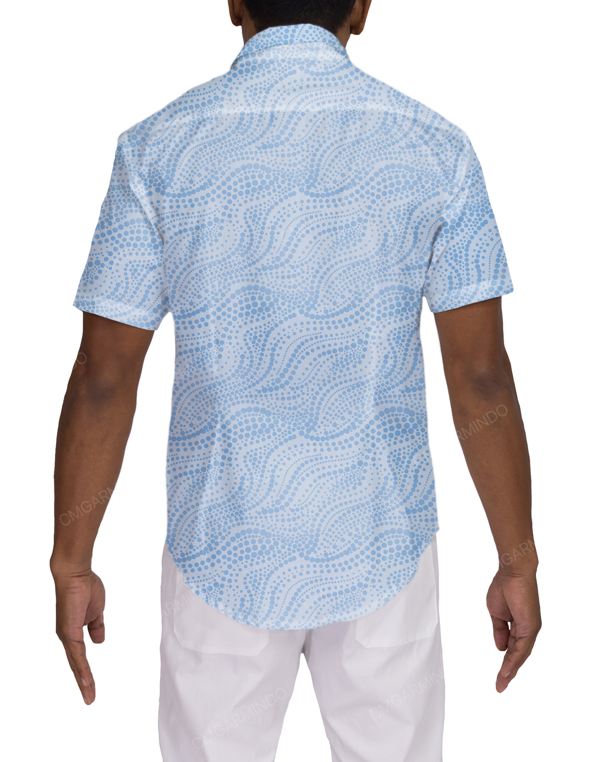 Fitted Short Sleeve Button Up Shirt