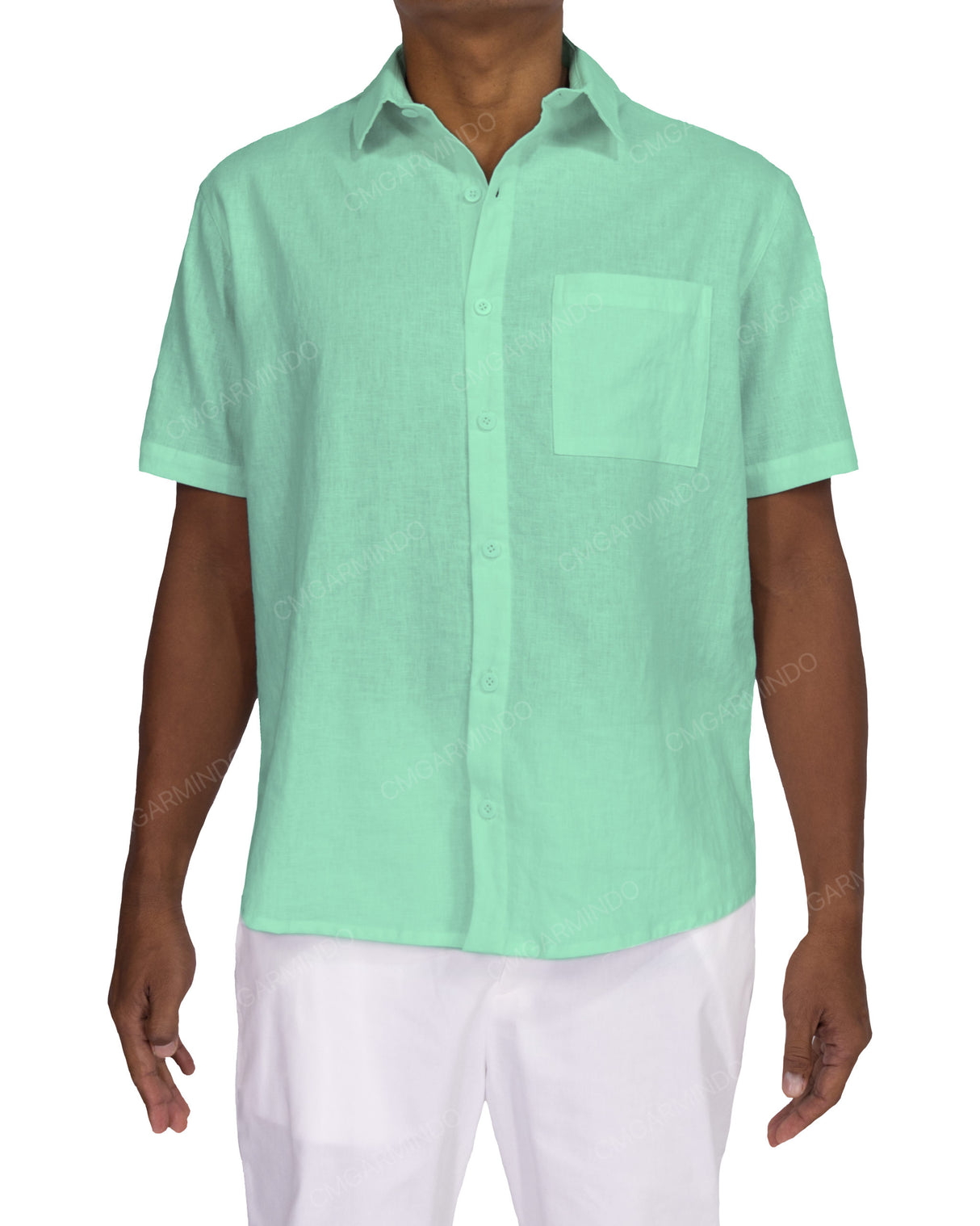 Relaxed Short Sleeve Button Up Shirt