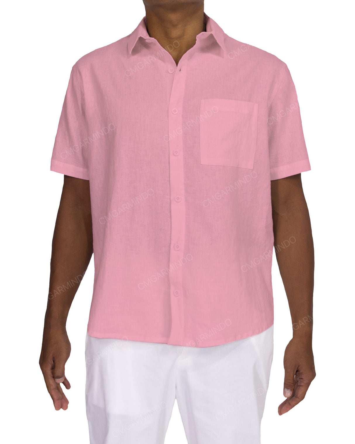Relaxed Short Sleeve Button Up Shirt