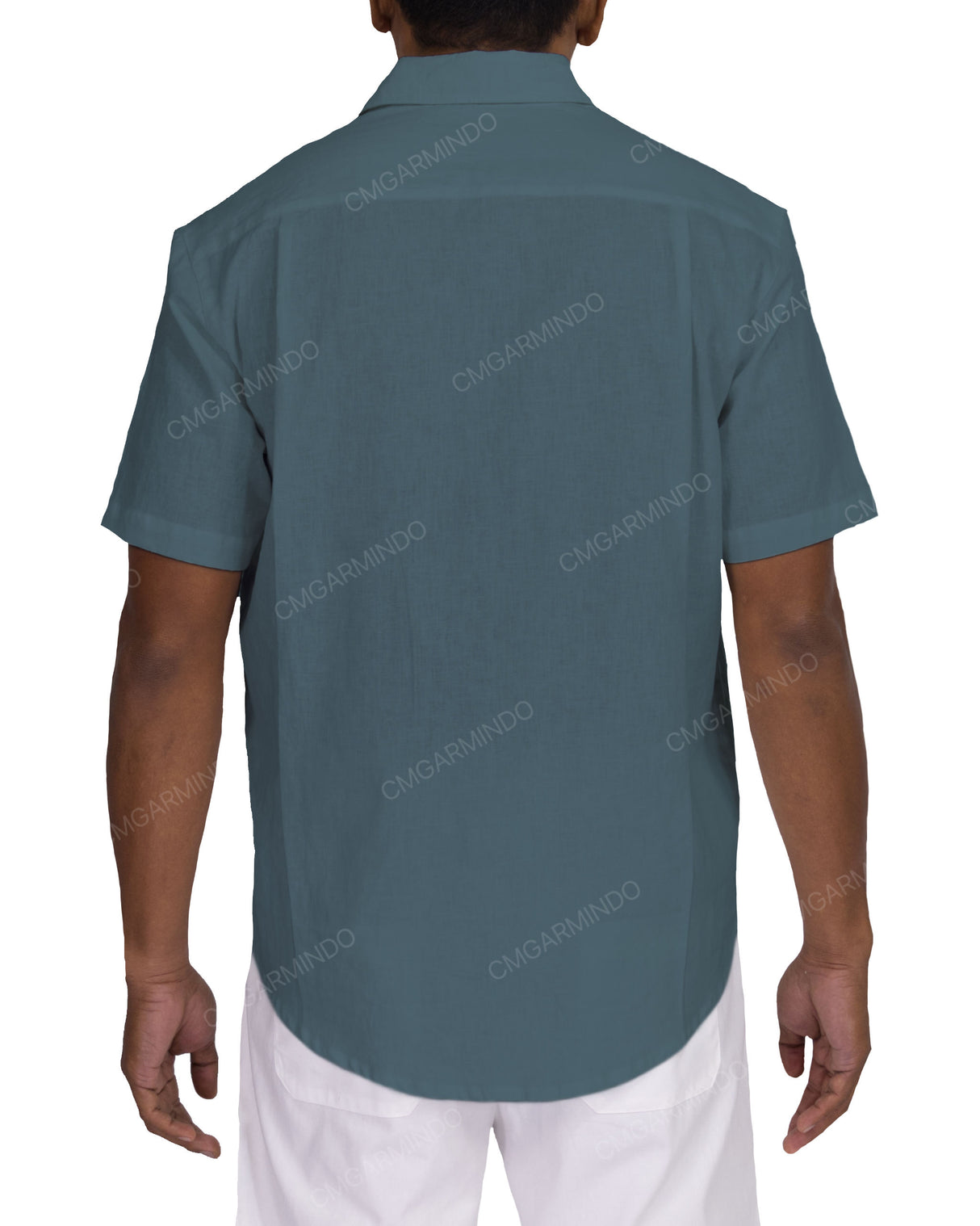Relaxed Short Sleeve Button Up Shirt