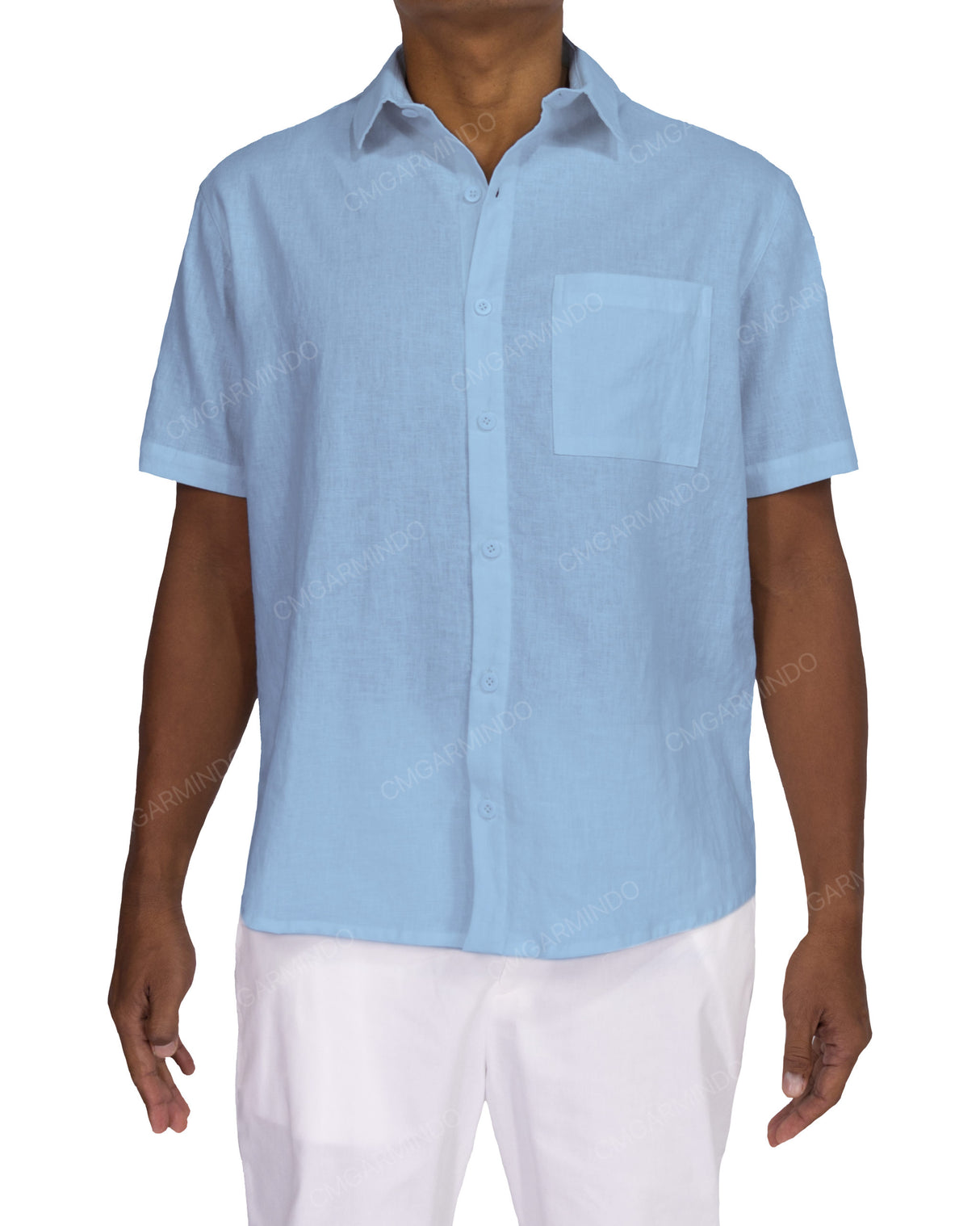 Relaxed Short Sleeve Button Up Shirt