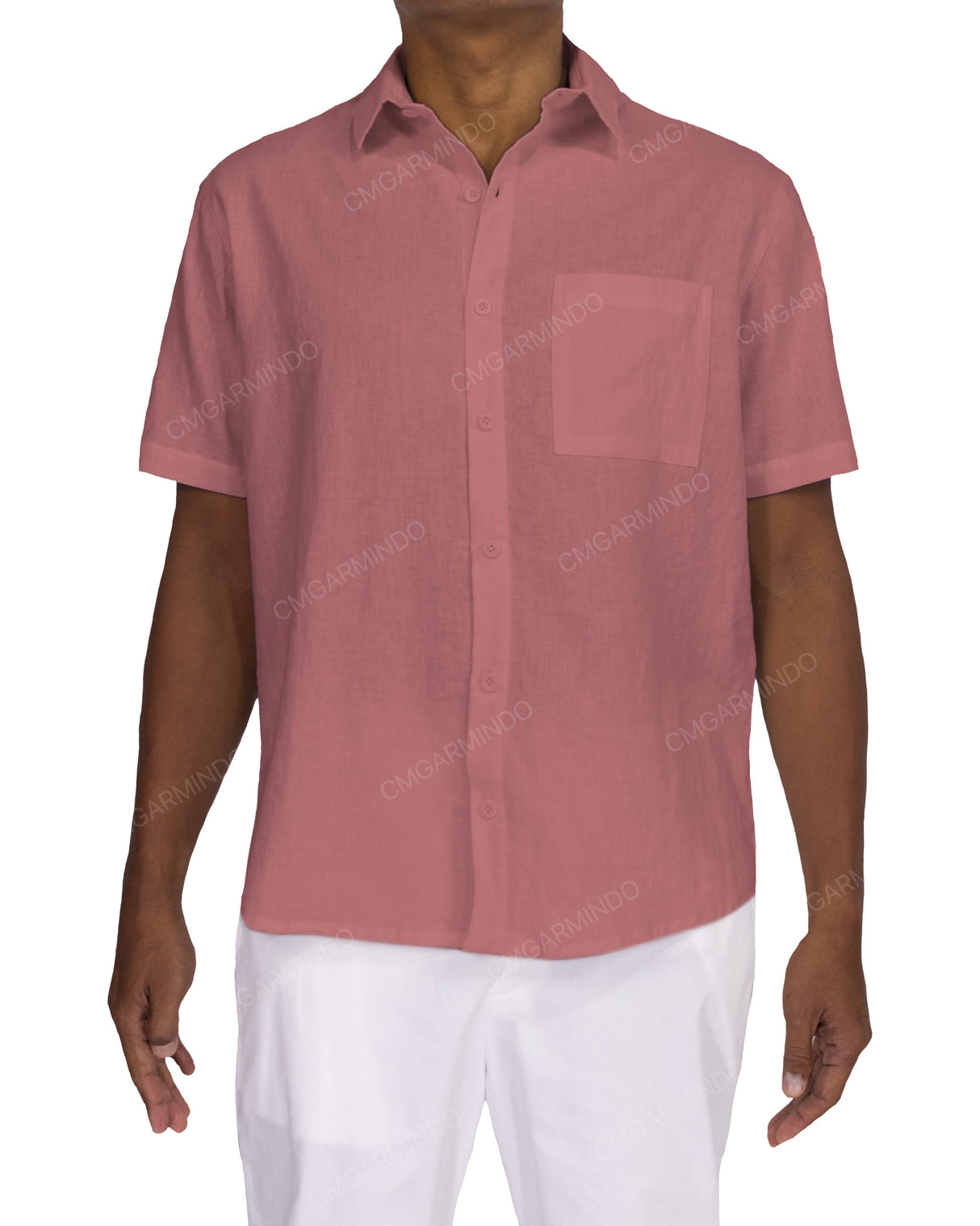 Relaxed Short Sleeve Button Up Shirt