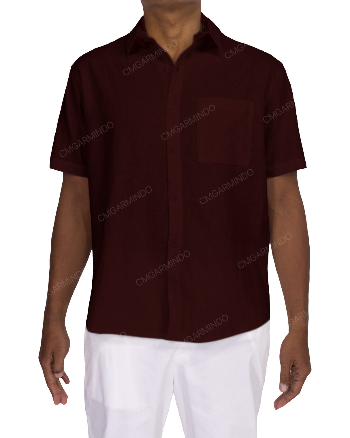 Relaxed Short Sleeve Button Up Shirt