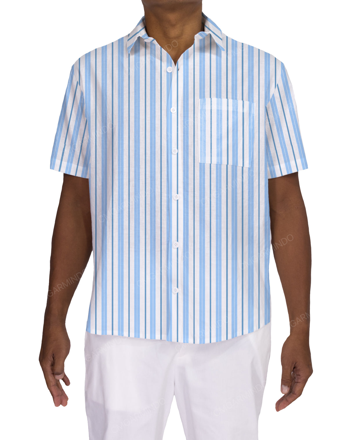 Relaxed Short Sleeve Button Up Shirt