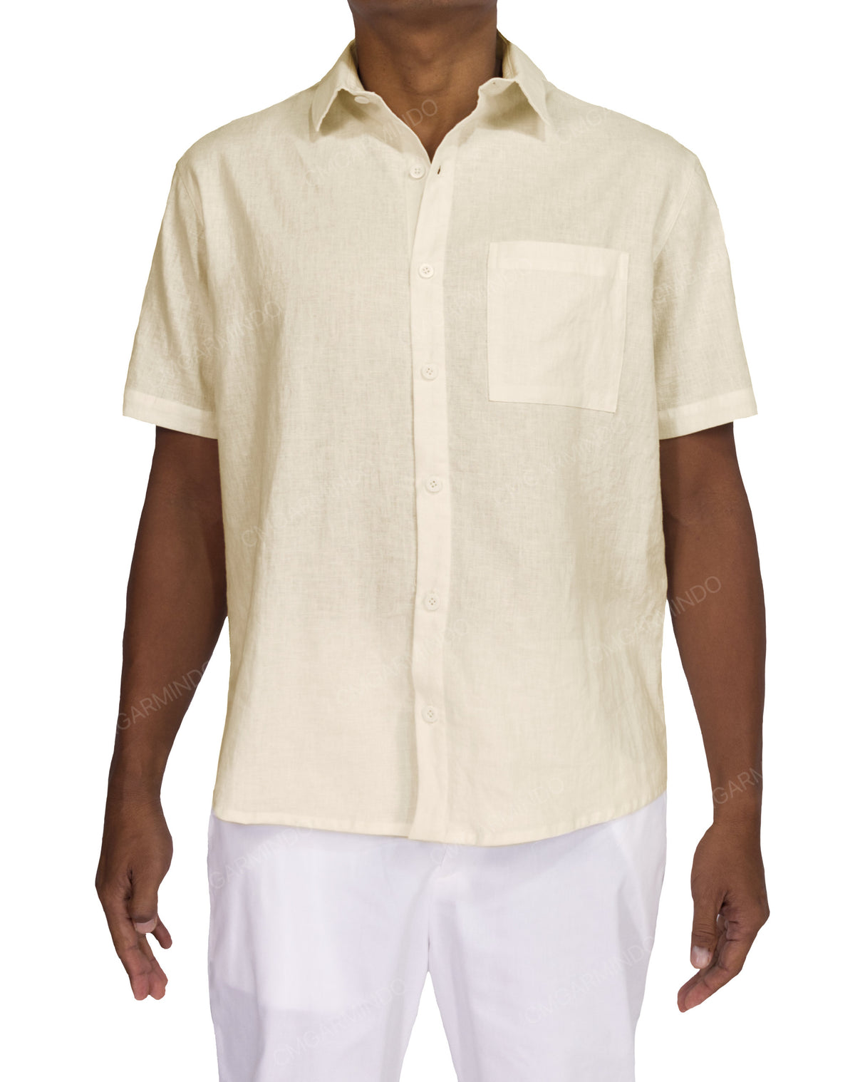 Relaxed Short Sleeve Button Up Shirt